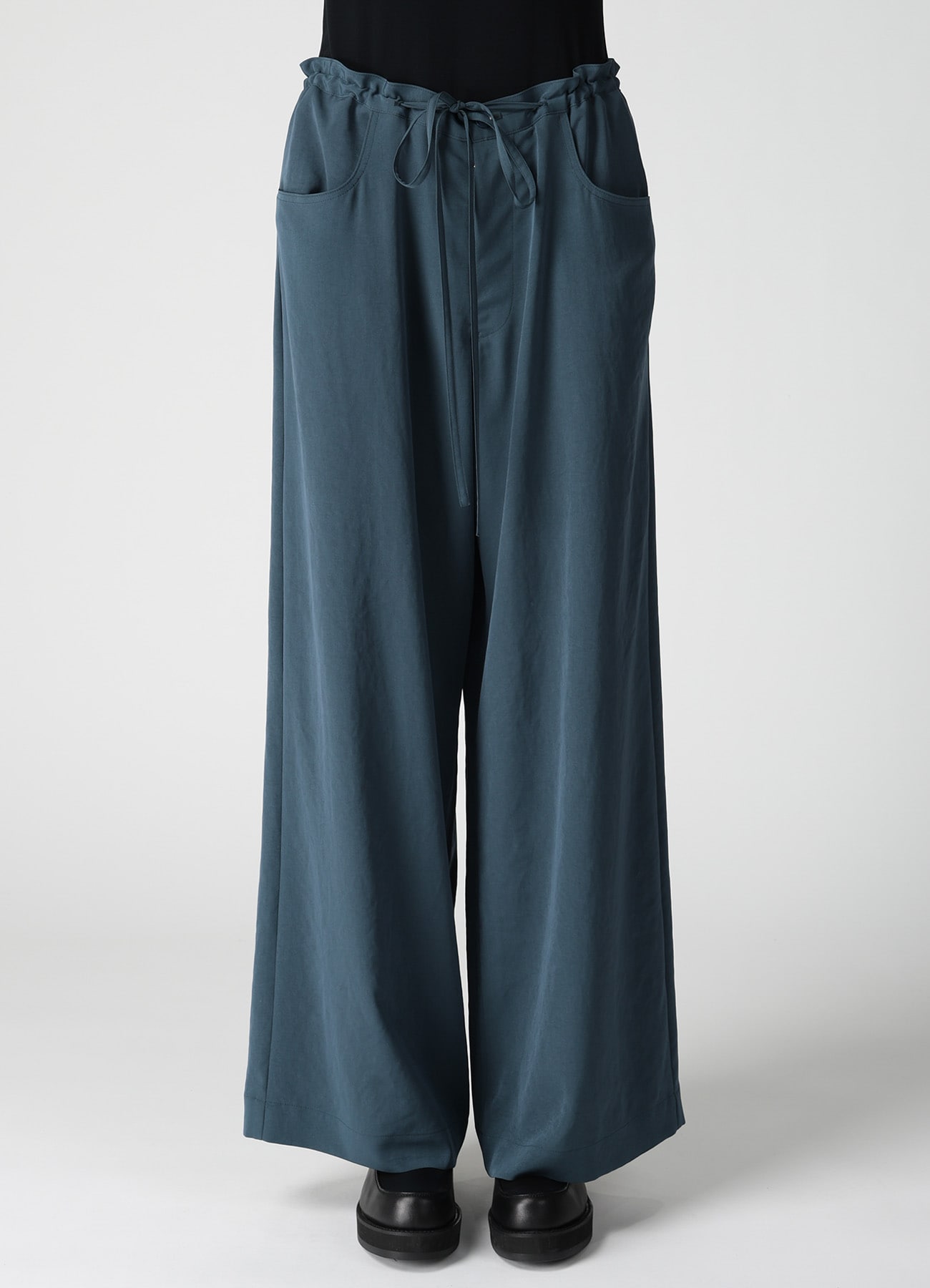 TA/PE CREPE DE CHINE WIDE PANTS