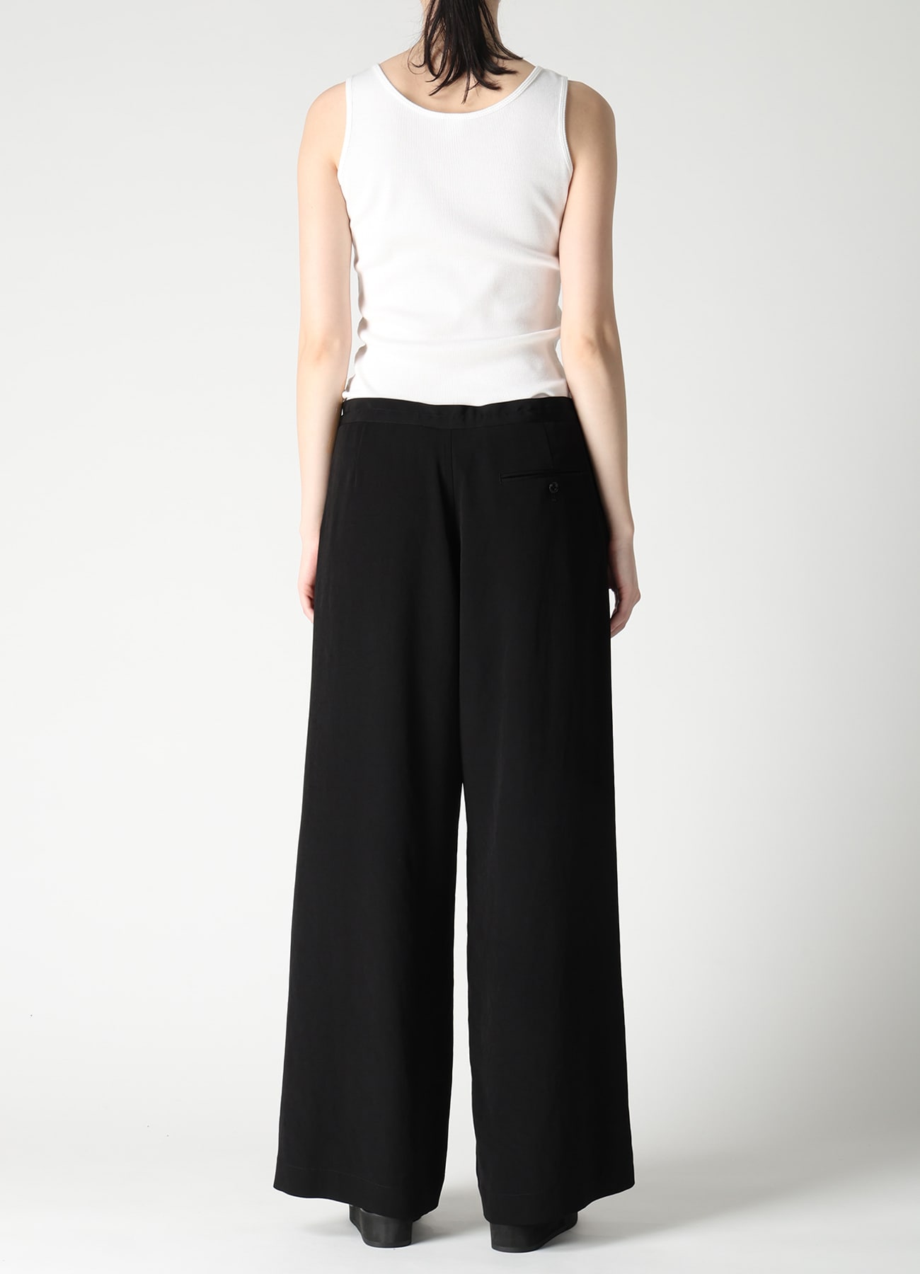 TA/PE CREPE DE CHINE WIDE PANTS