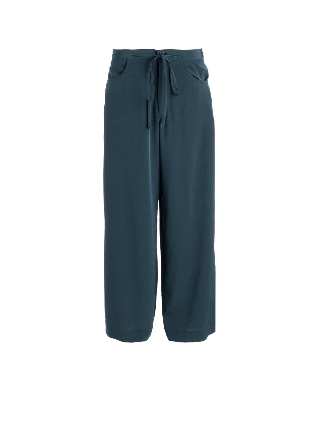 TA/PE CREPE DE CHINE WIDE PANTS