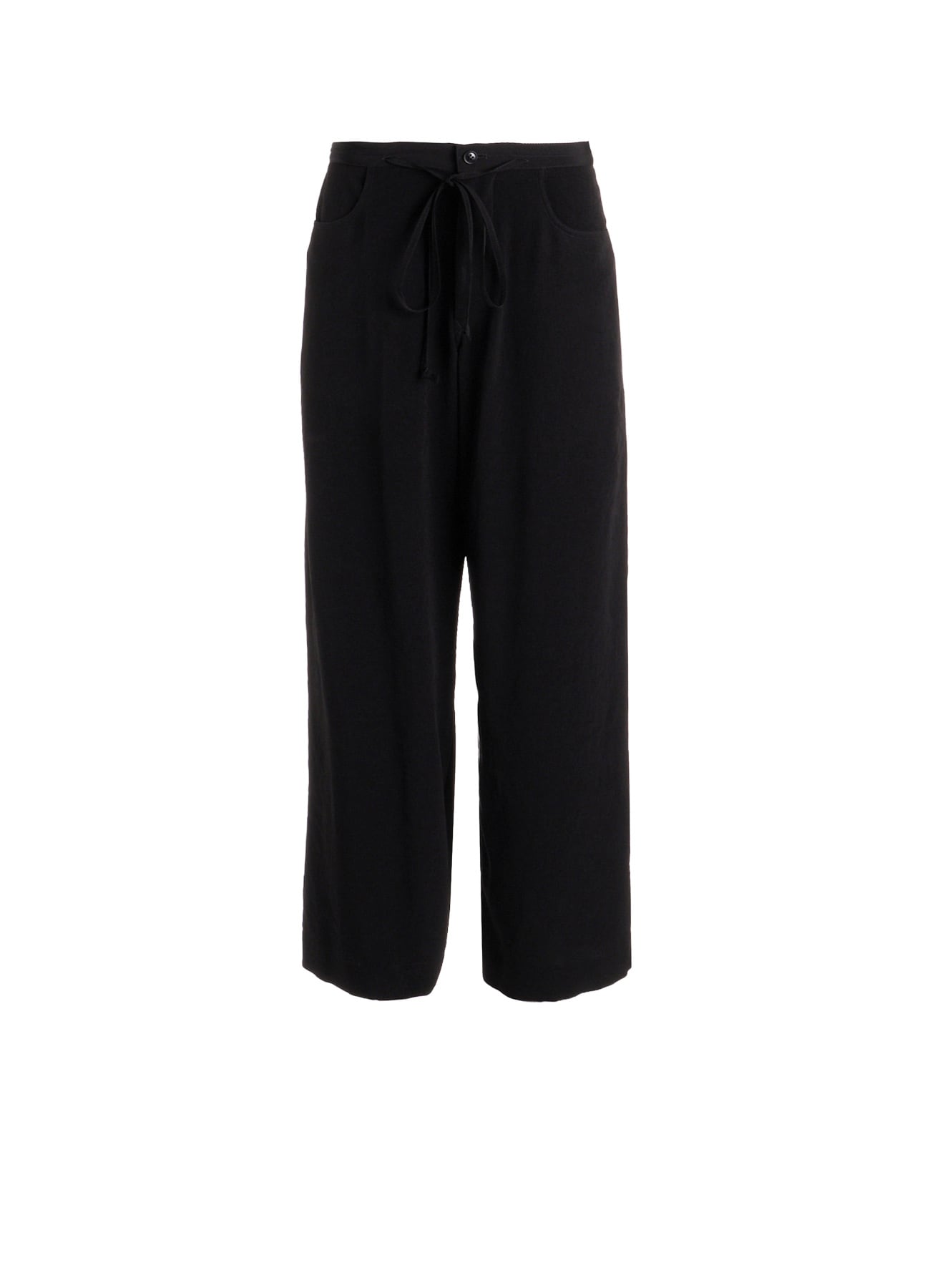 Y's BORN PRODUCT] COTTON TWILL PANTS(XS Black): Y's｜THE SHOP
