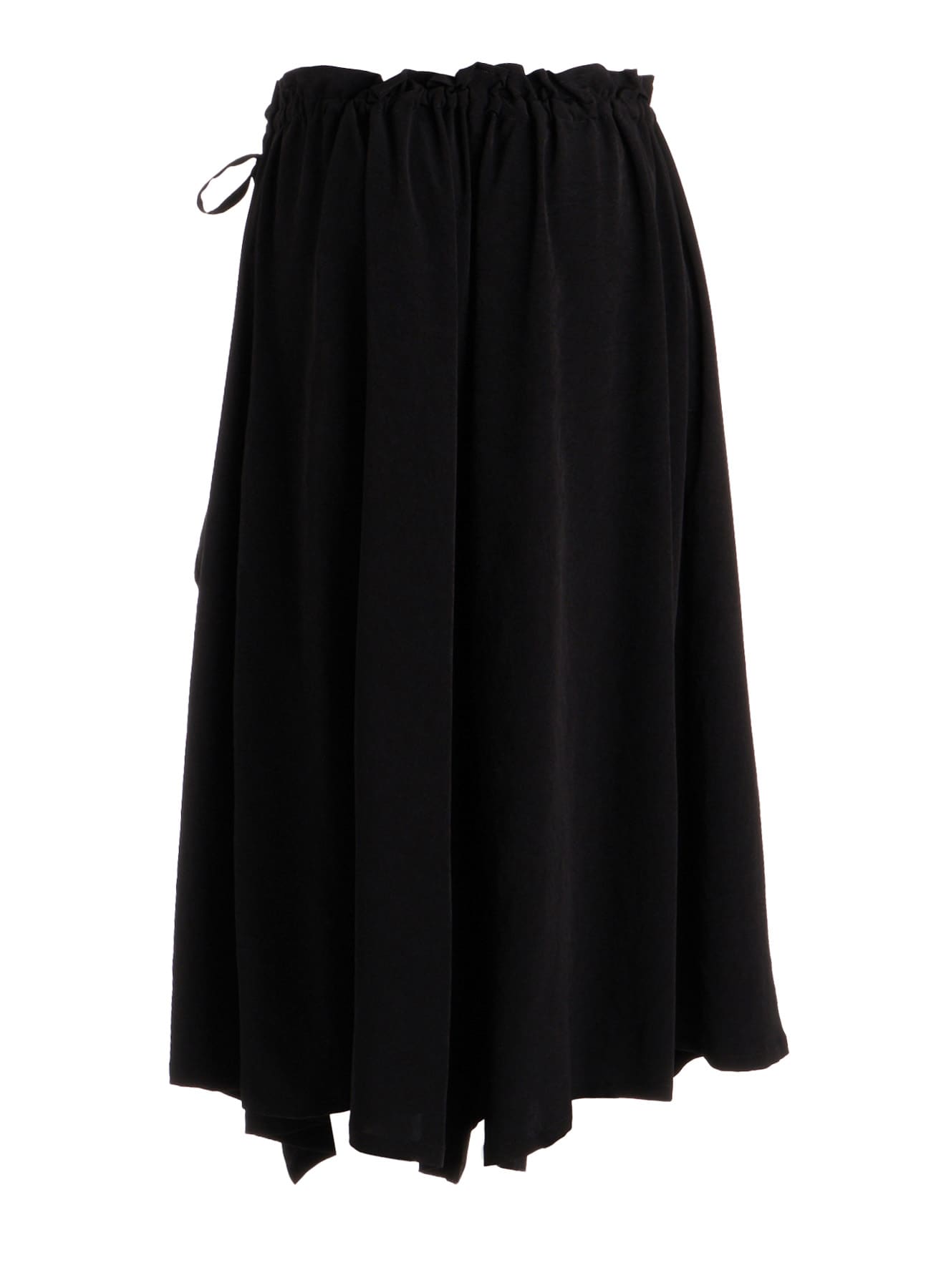 TA/PE CREPE DE CHINE SLIT GATHER PANTS