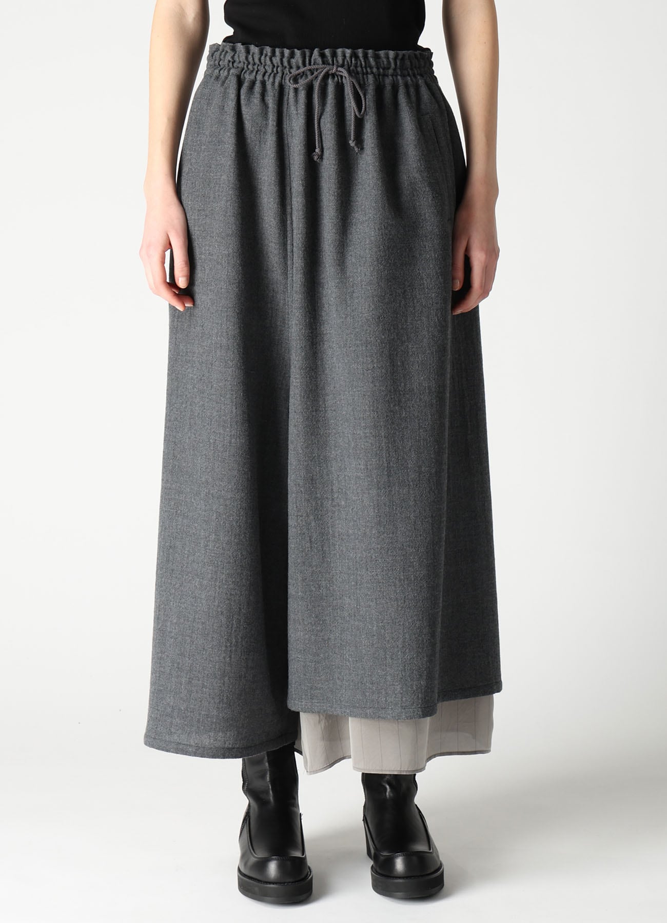 WOOL VIYELLA STRING PANTS