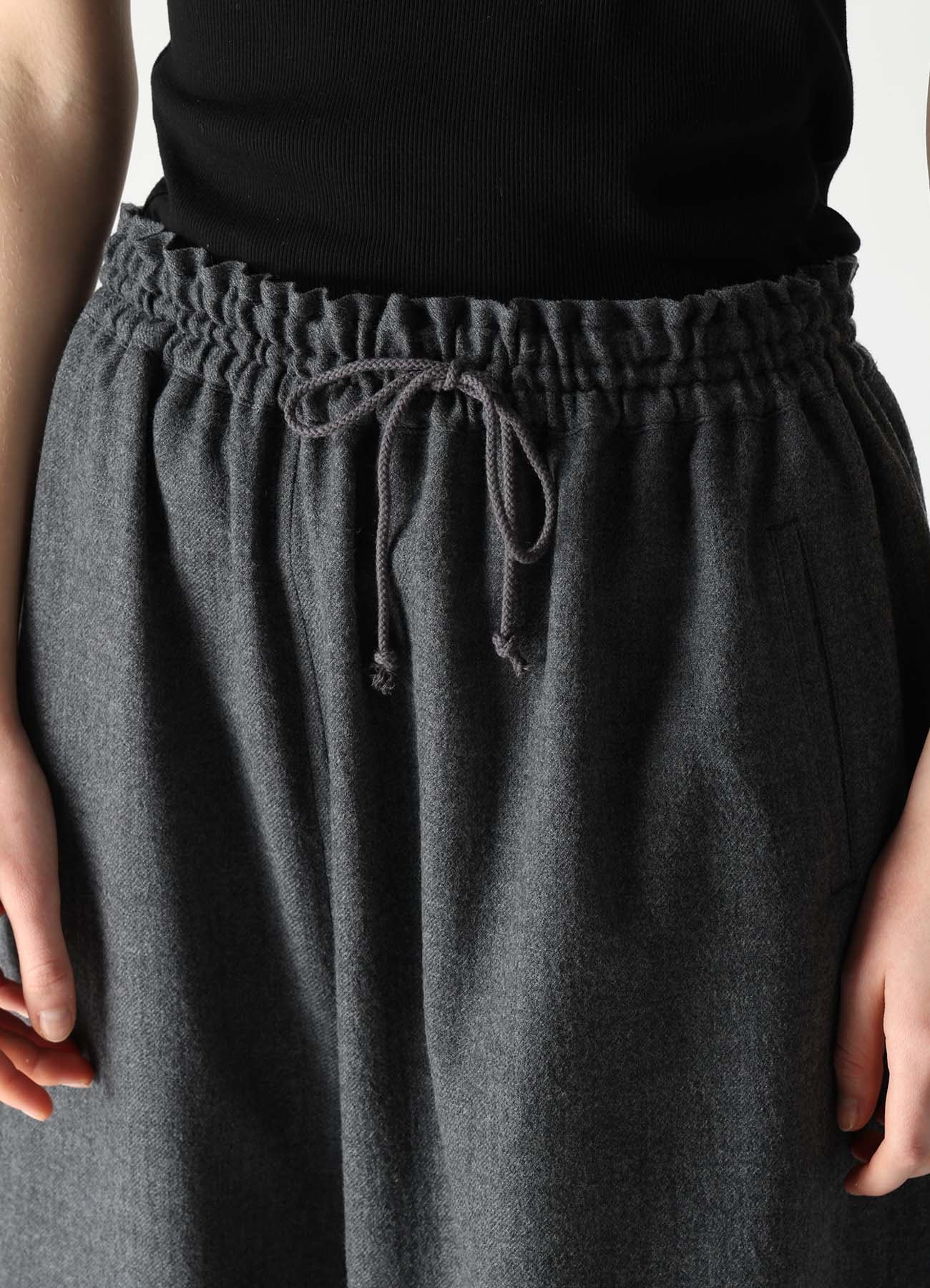WOOL VIYELLA STRING PANTS
