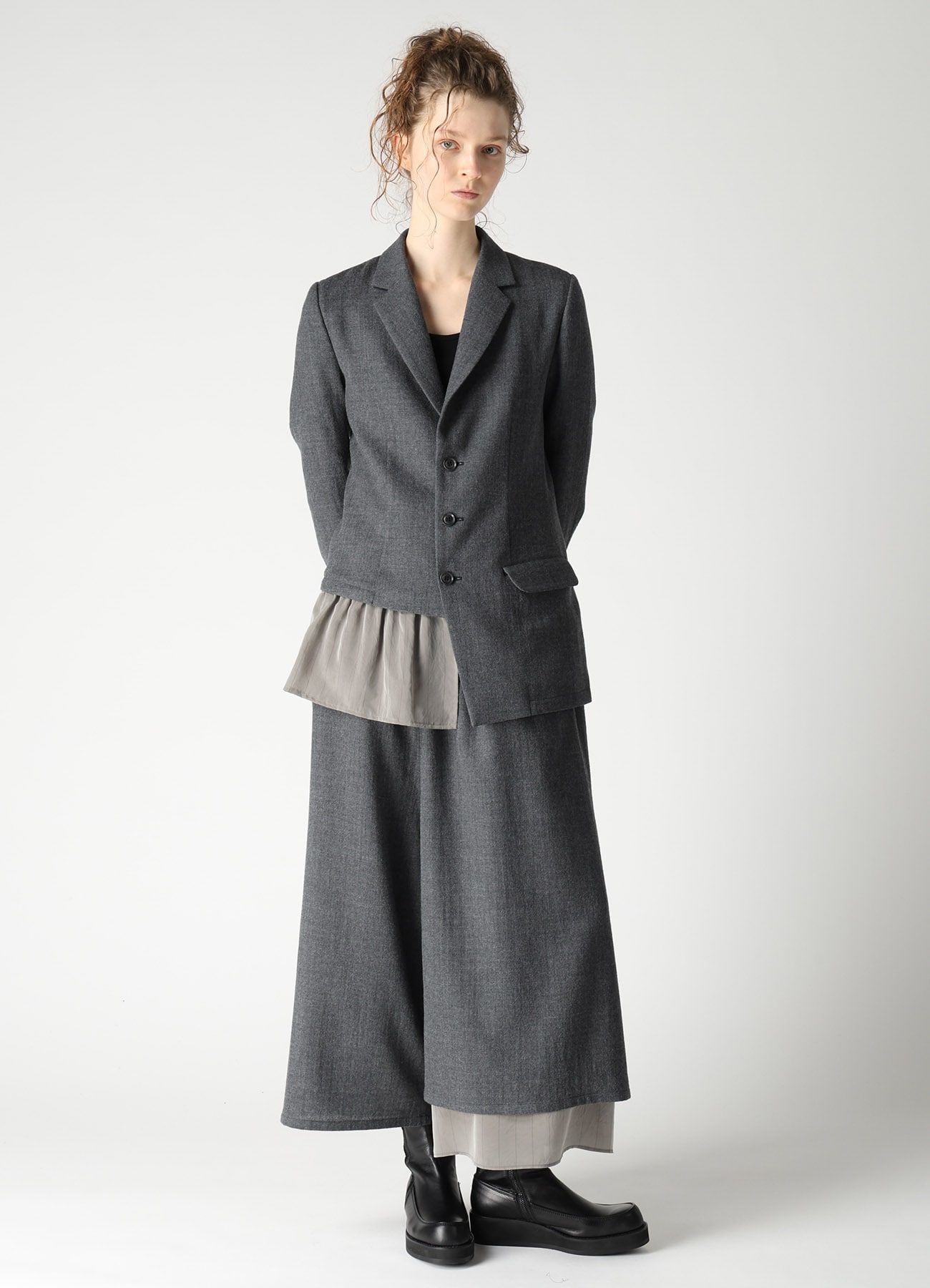 WOOL VIYELLA STRING PANTS