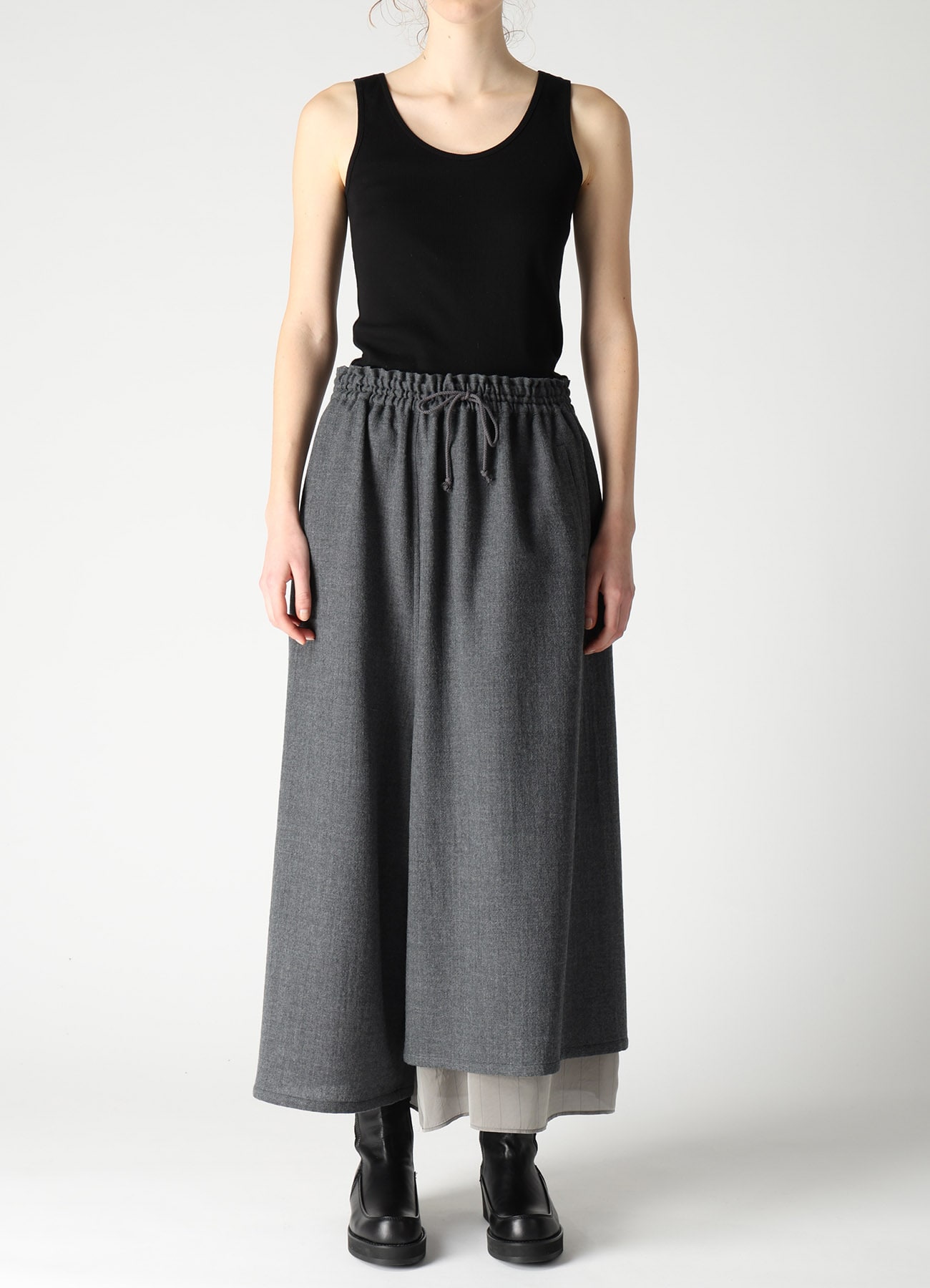 WOOL VIYELLA STRING PANTS