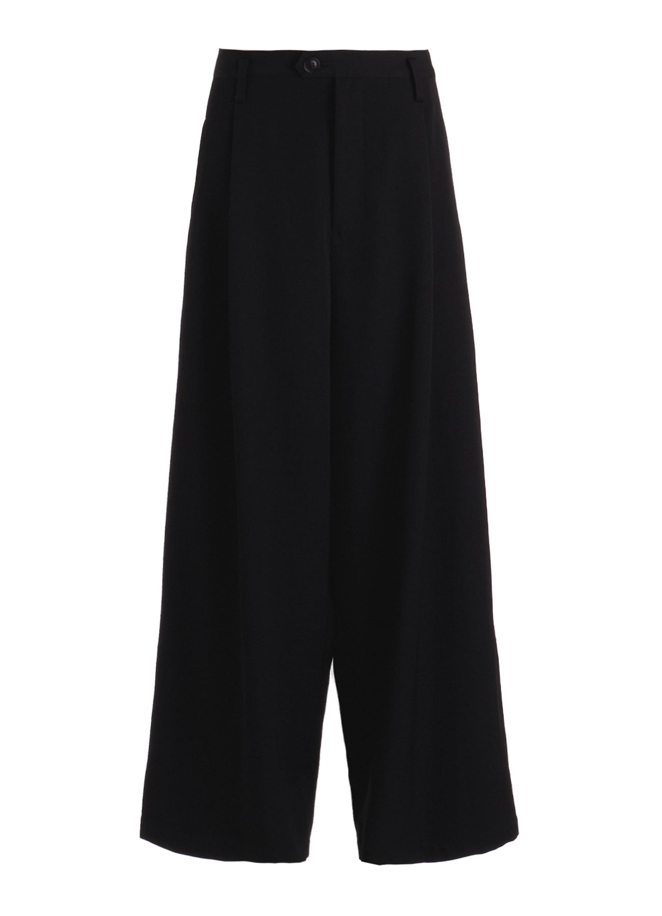 WOOL GABARDINE WIDE PANTS