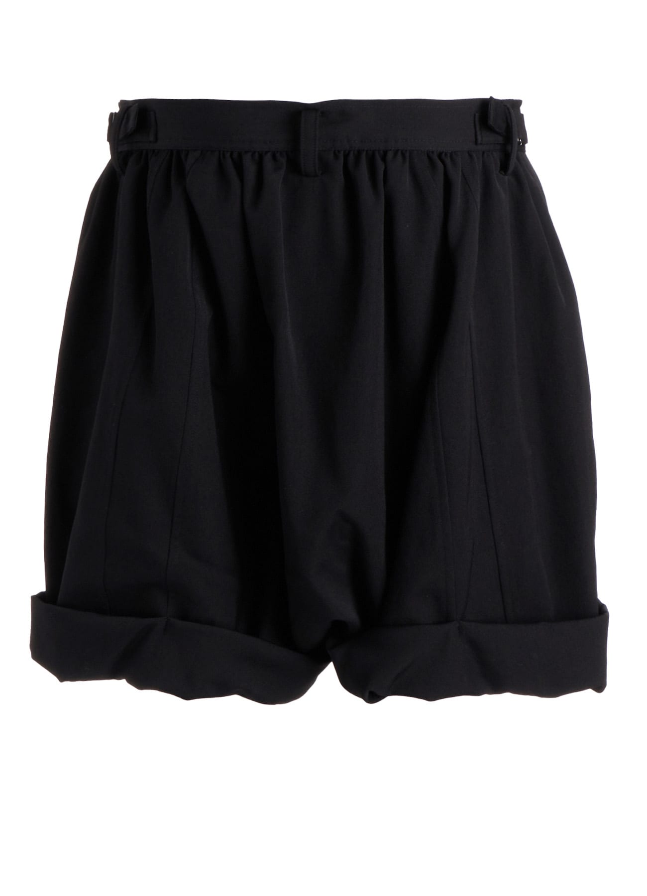 WOOL GABARDINE BALLOON SHORT PANTS