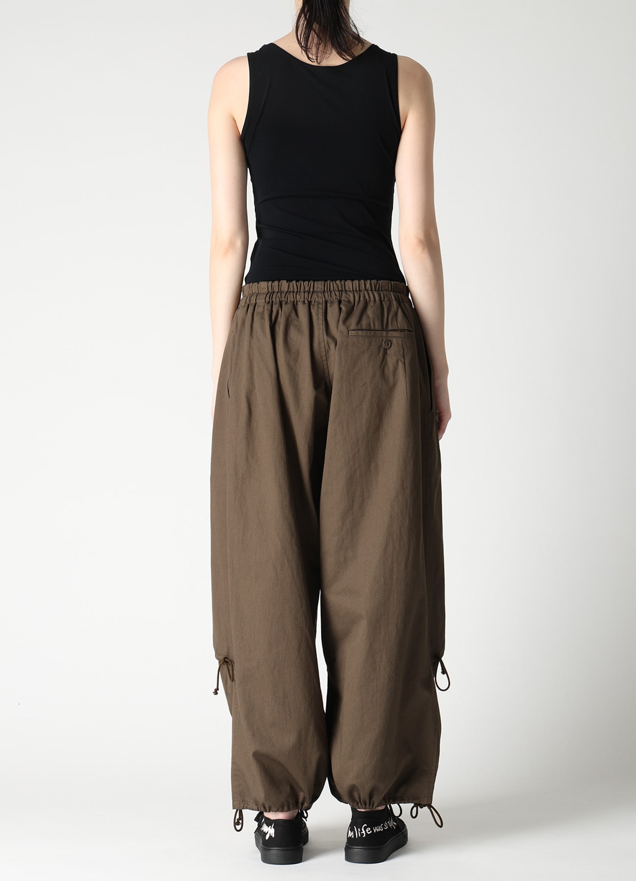 [Y's BORN PRODUCT] DOUBLE GATHER PANTS