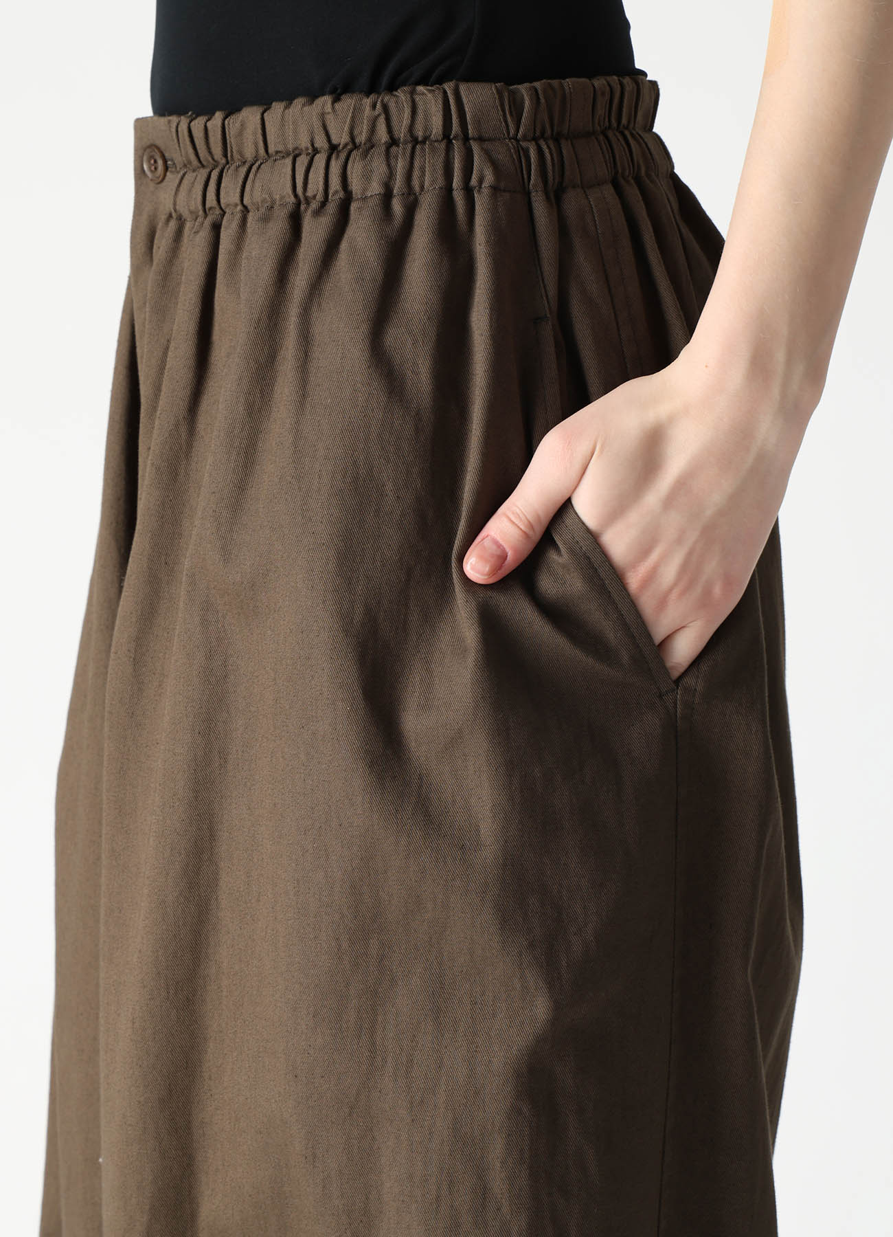 [Y's BORN PRODUCT] DOUBLE GATHER PANTS