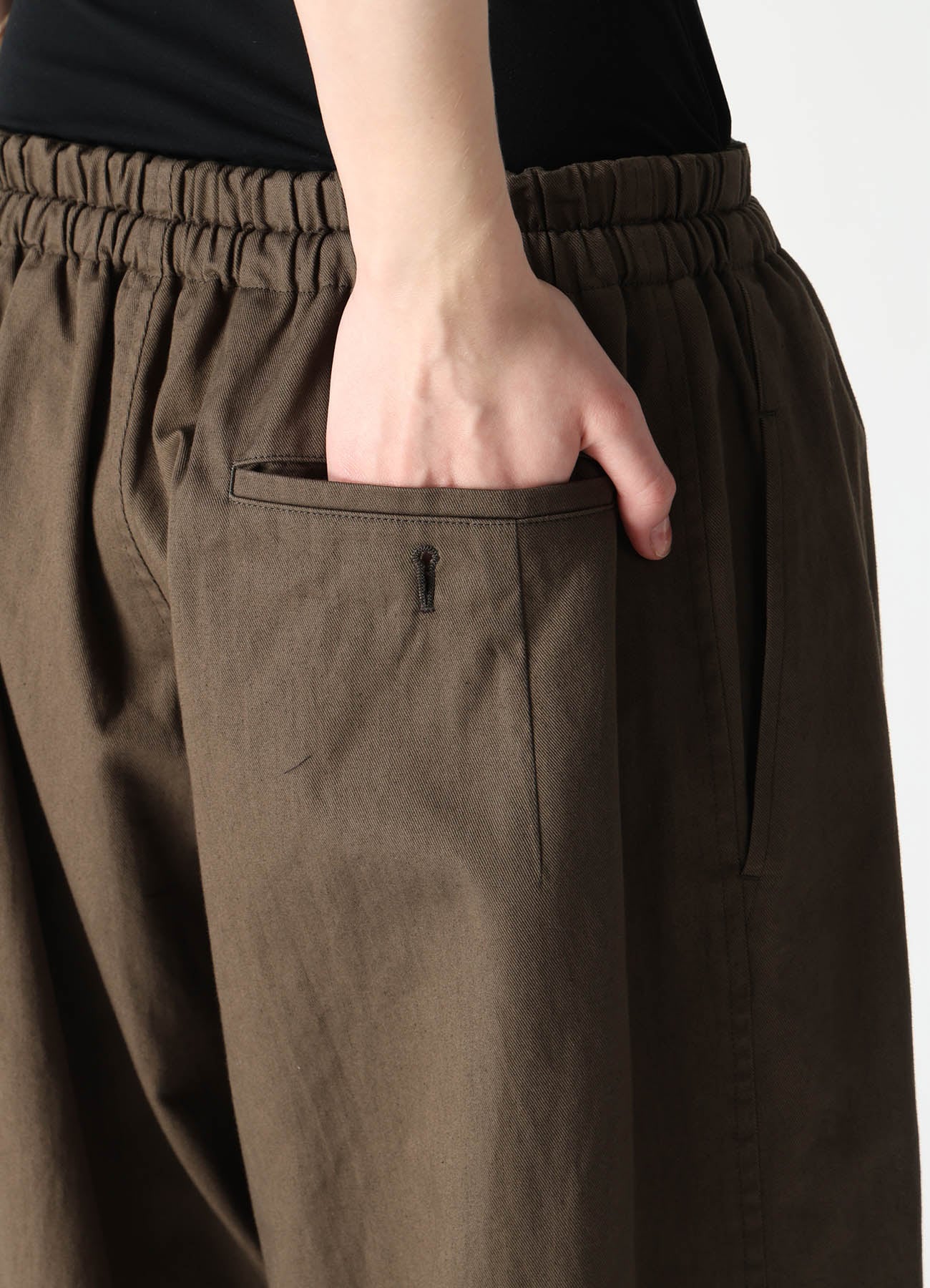 [Y's BORN PRODUCT] DOUBLE GATHER PANTS