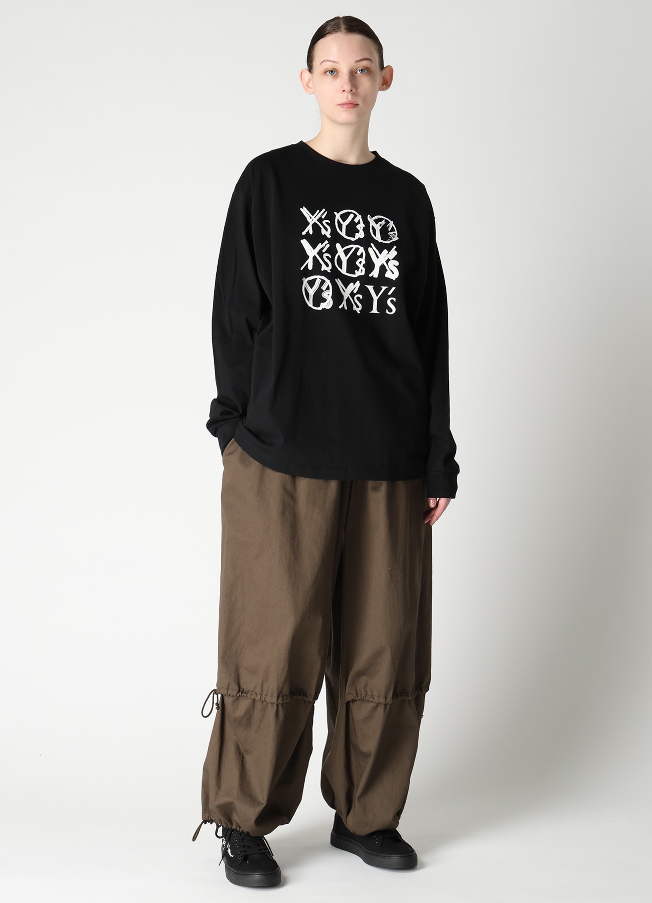 [Y's BORN PRODUCT] DOUBLE GATHER PANTS