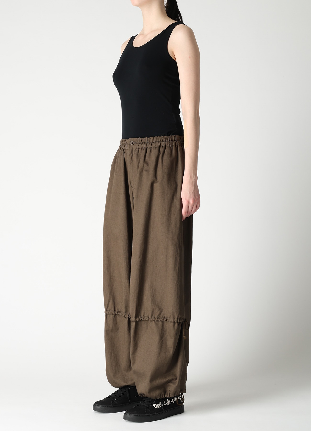 [Y's BORN PRODUCT] DOUBLE GATHER PANTS