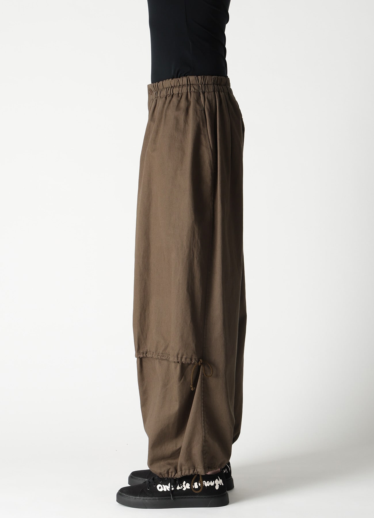 [Y's BORN PRODUCT] DOUBLE GATHER PANTS