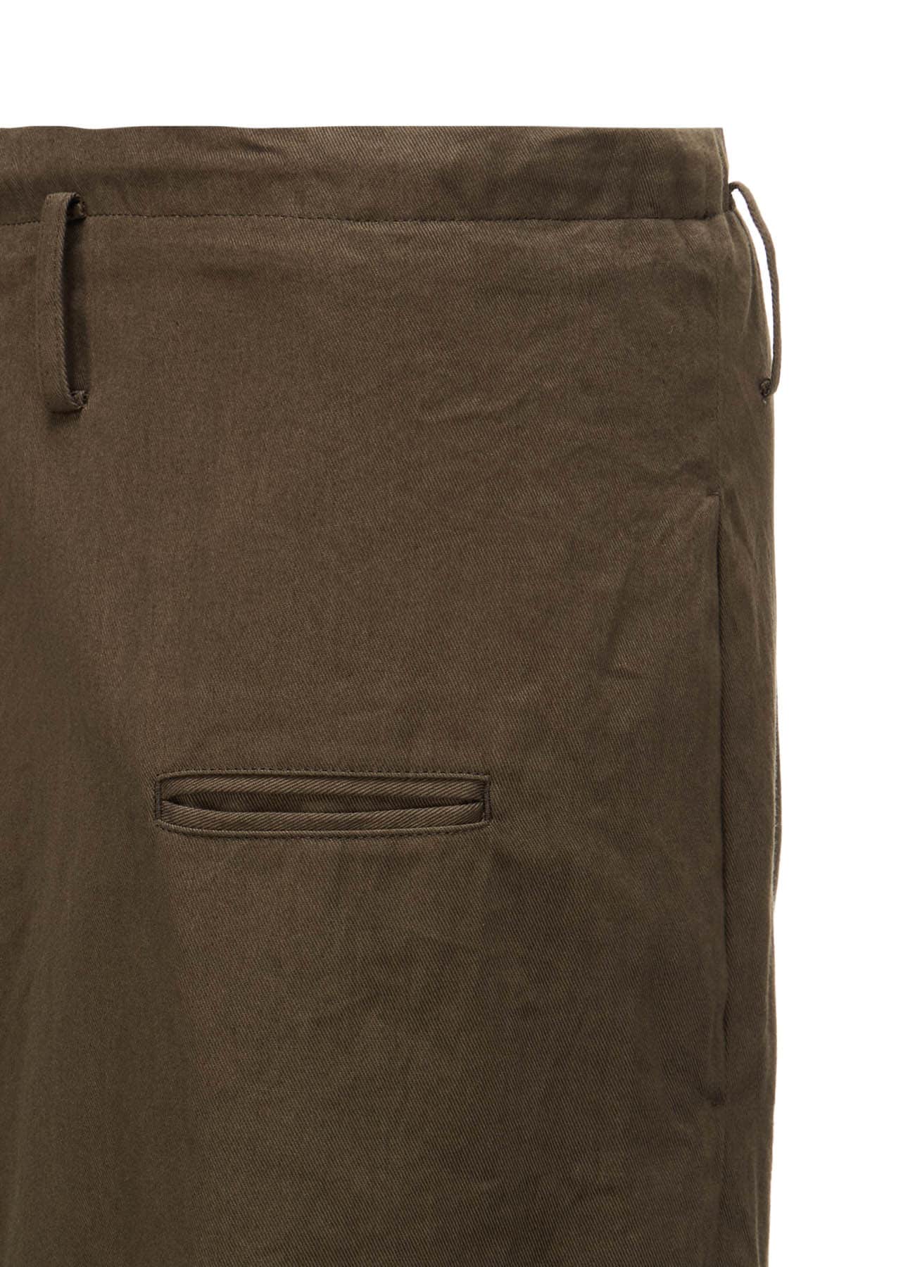 [Y's BORN PRODUCT] 3/4 LENGTH STRING PANTS