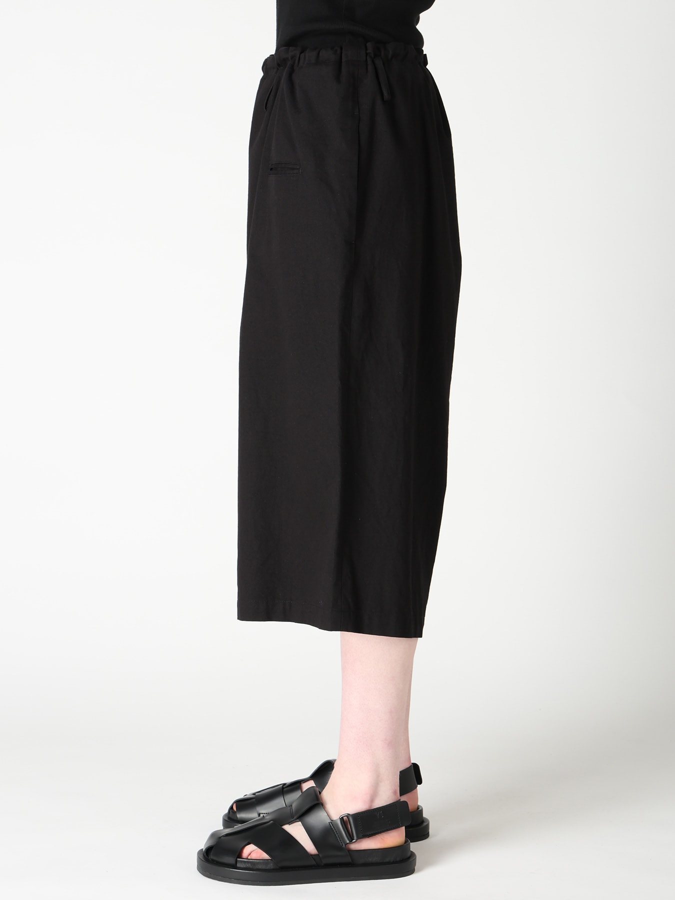 [Y's BORN PRODUCT] 3/4 LENGTH STRING PANTS