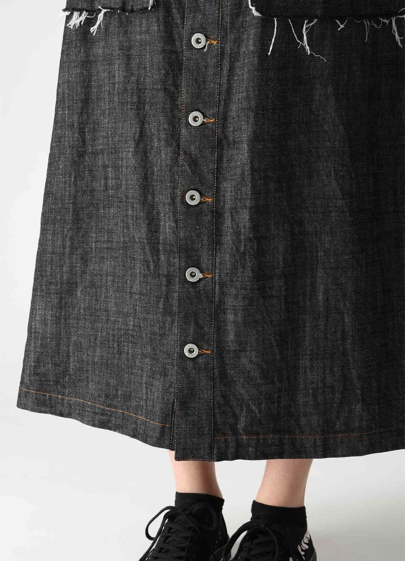 8OZ DENIM A-LINE SKIRT