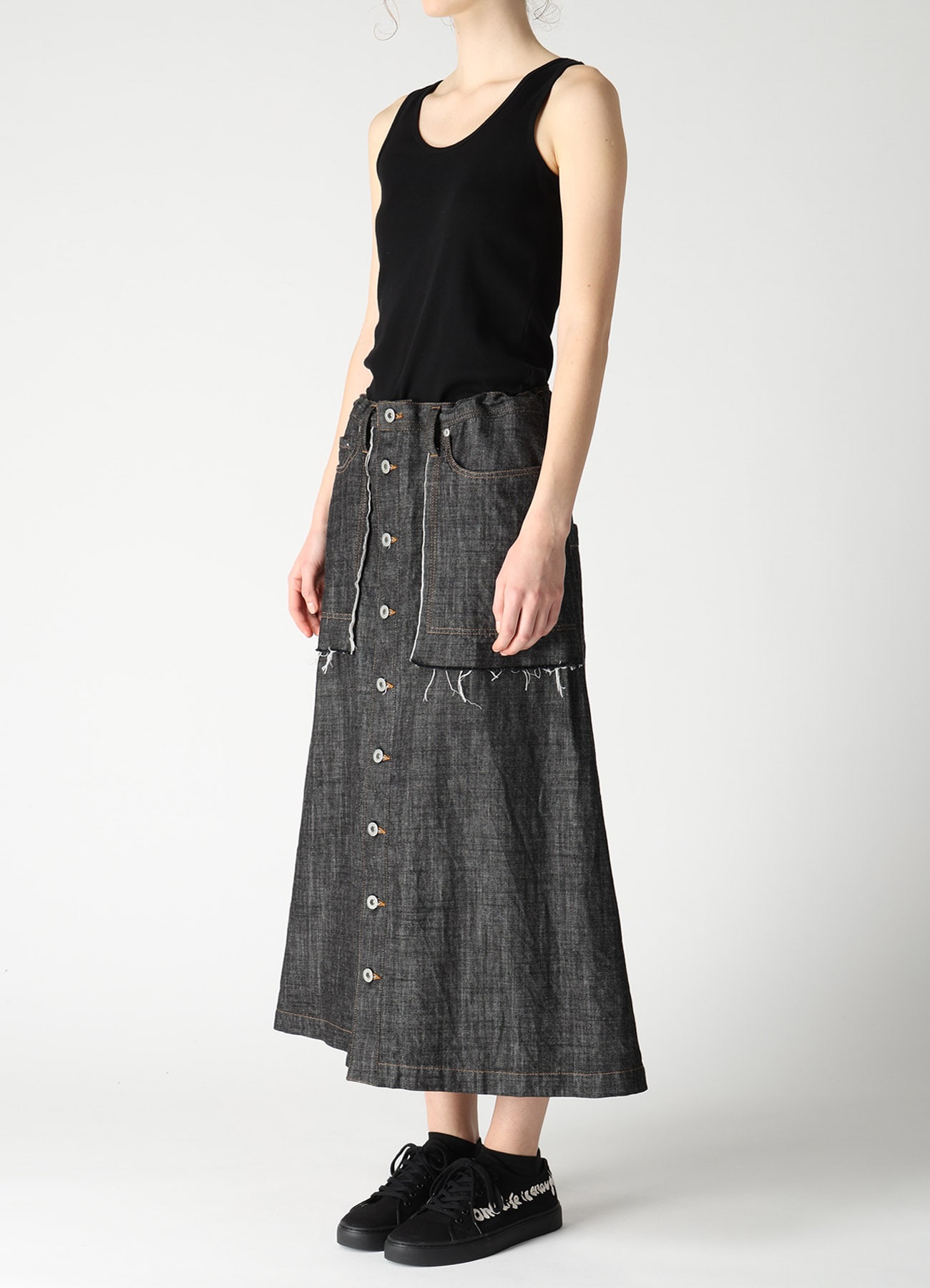8OZ DENIM A-LINE SKIRT