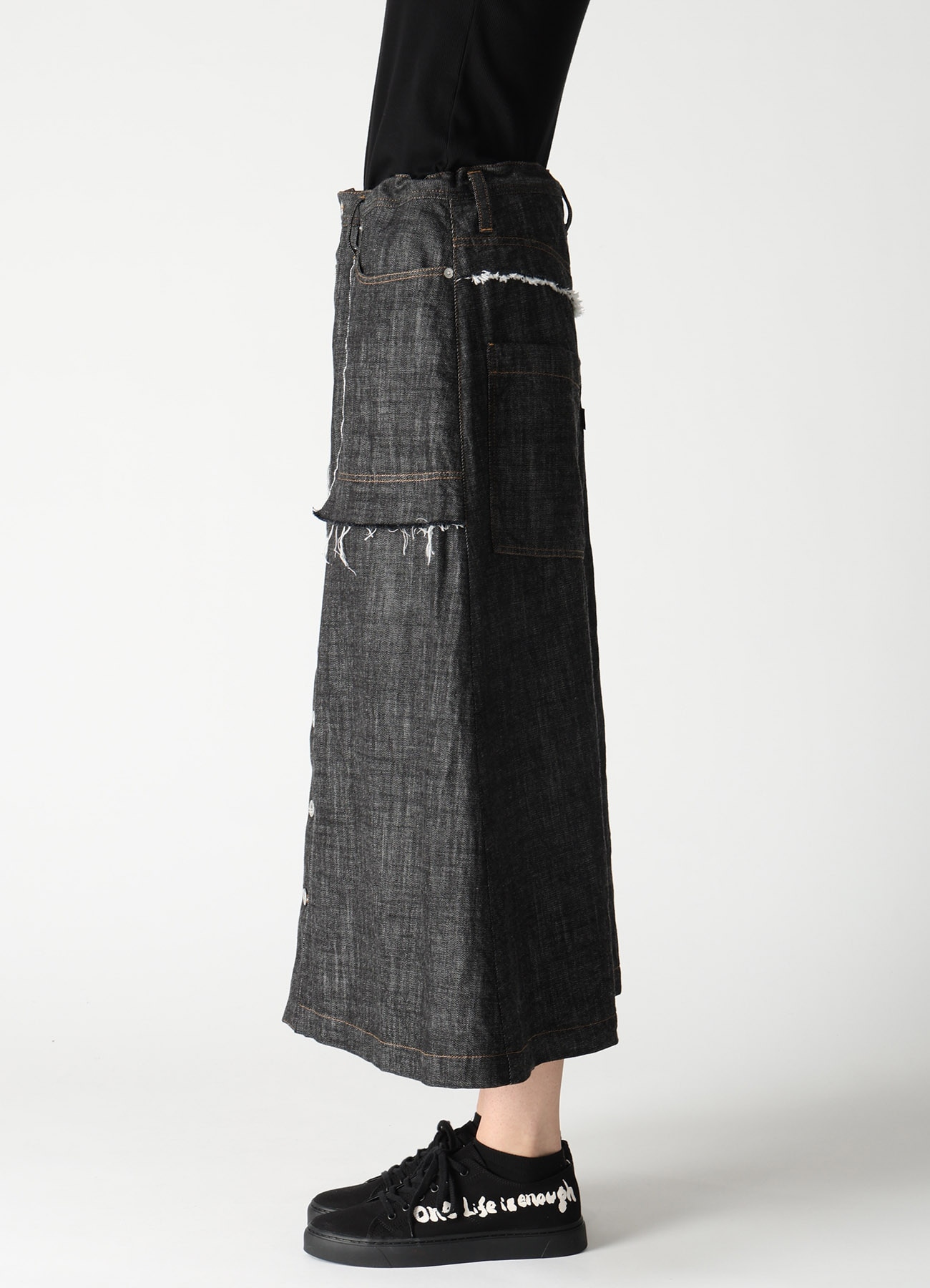 8OZ DENIM A-LINE SKIRT