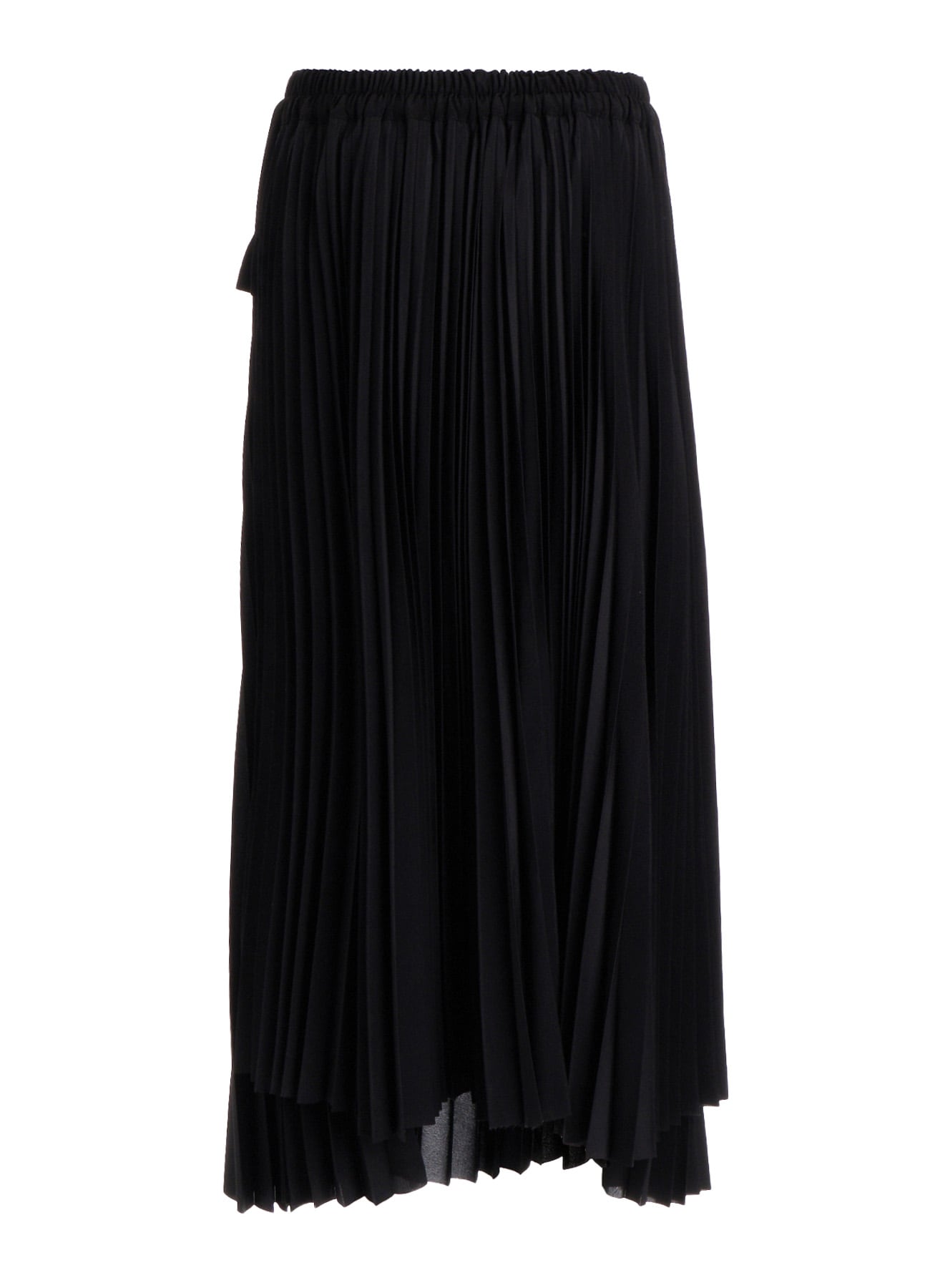 POLYESTER CREPE DE CHINE PLEATED SKIRT