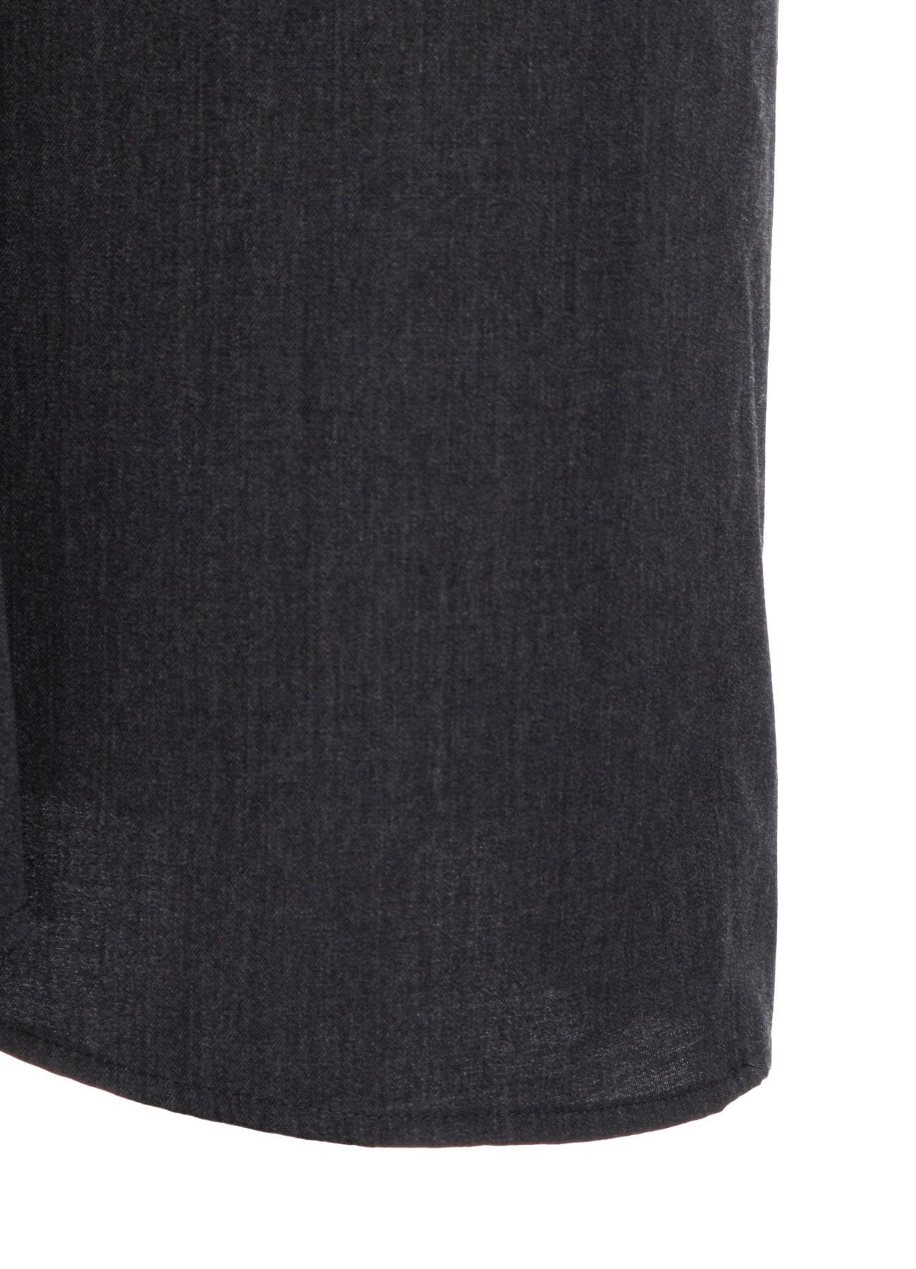 WOOL GABARDINE SEMI FLARE LONG SKIRT