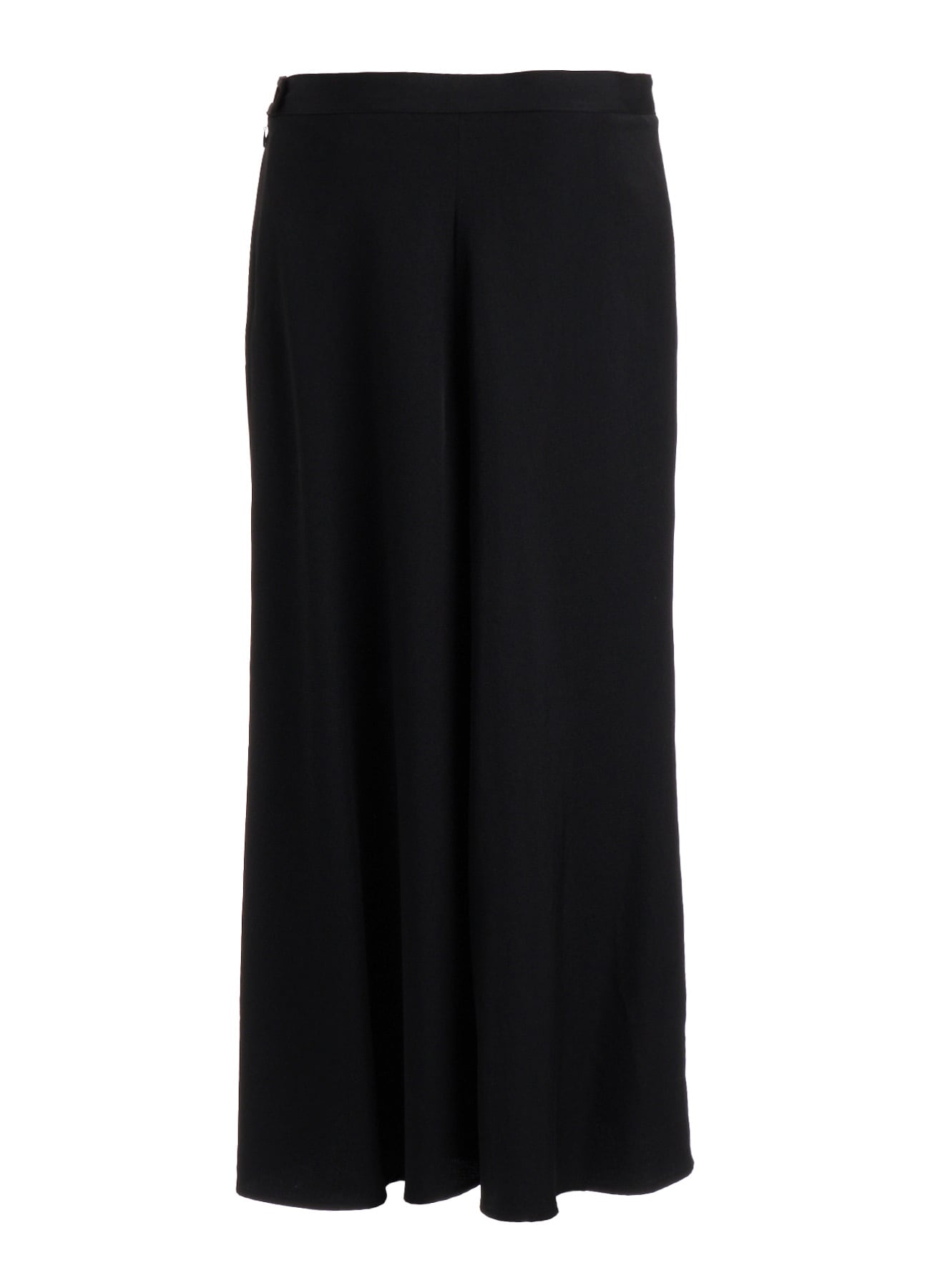 WOOL GABARDINE SEMI FLARE LONG SKIRT
