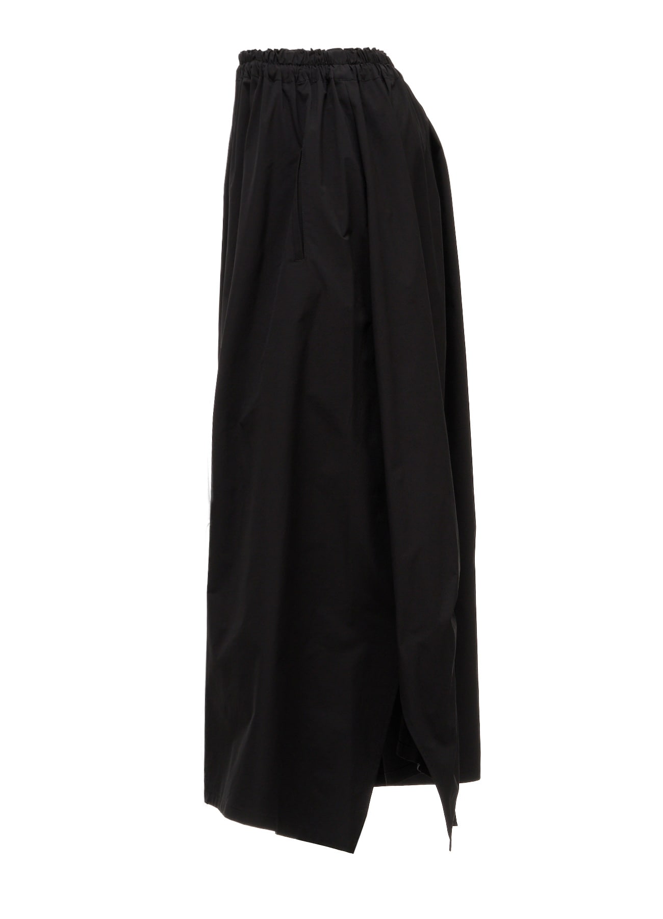 POLYESTER TYPEWRITER CIRCLE GATHER SKIRT