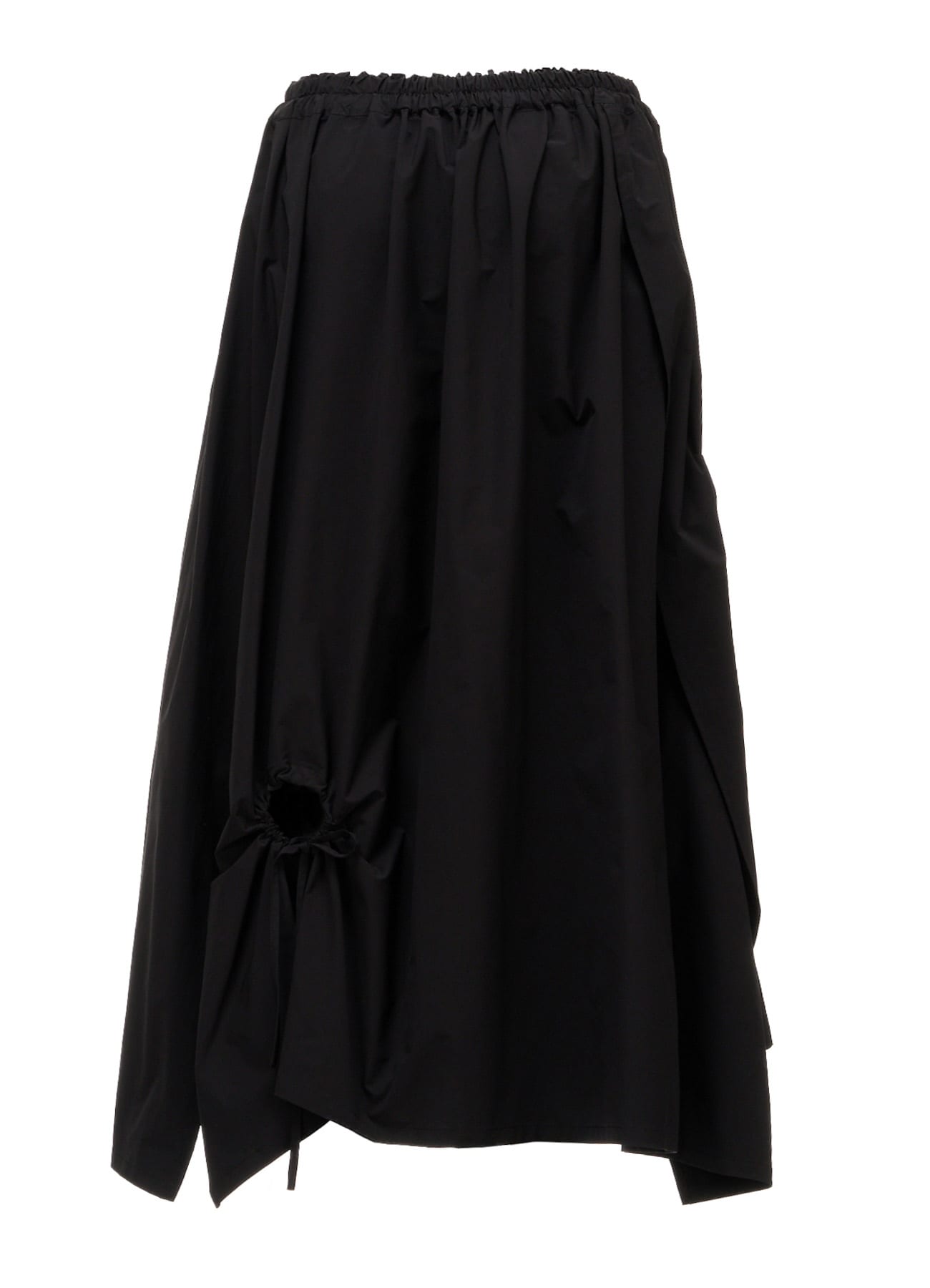 POLYESTER TYPEWRITER CIRCLE GATHER SKIRT