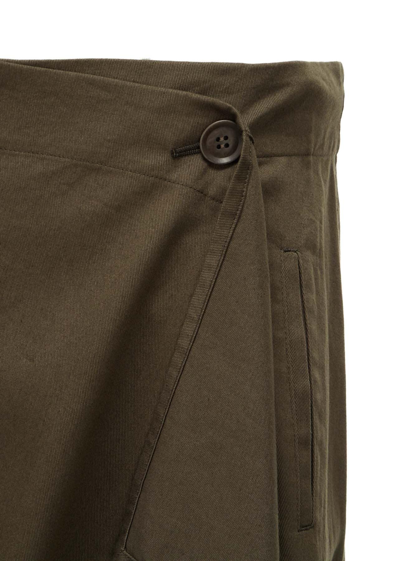 [Y's BORN PRODUCT] WRAP SKIRT