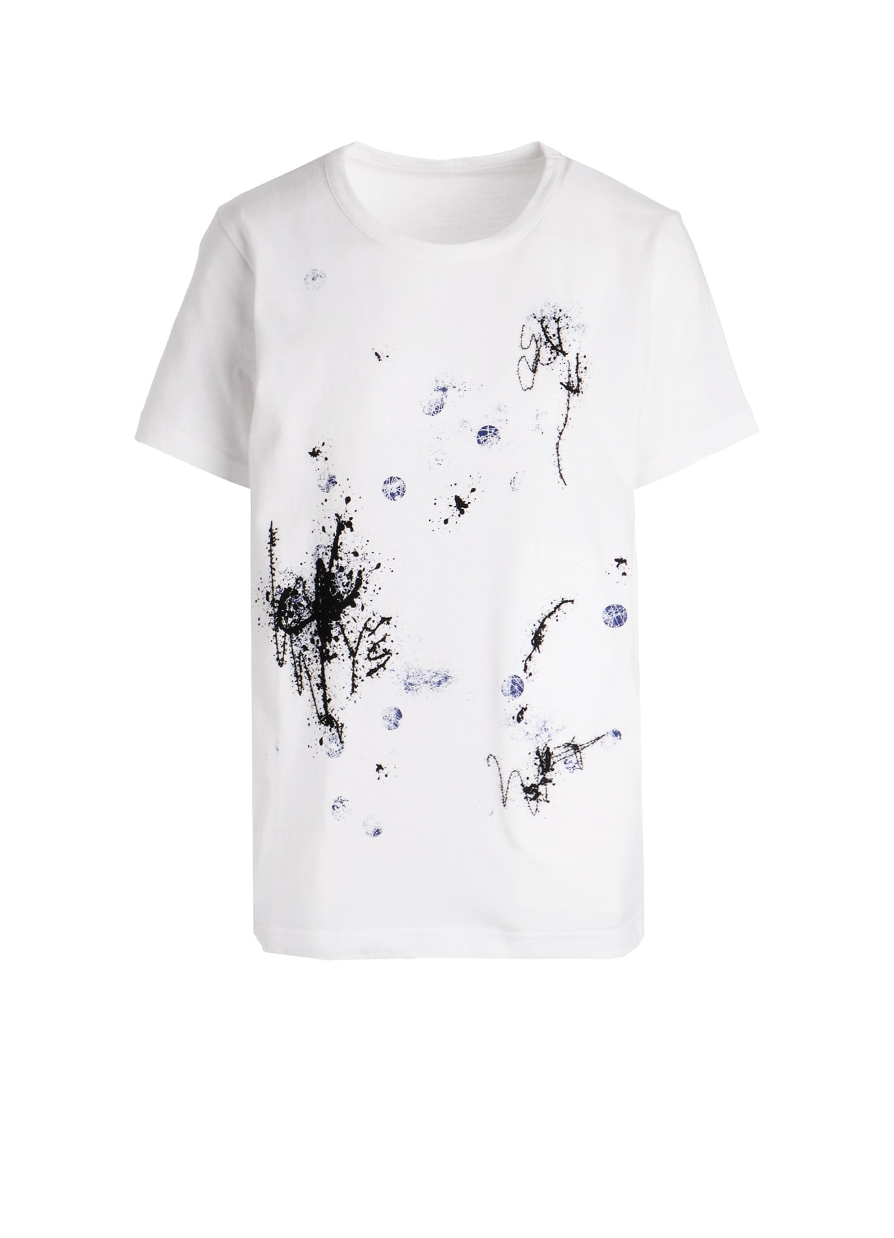COTTON JERSEY Y'S LOGO PRINT SHORT SLEEVE T-SHIRT