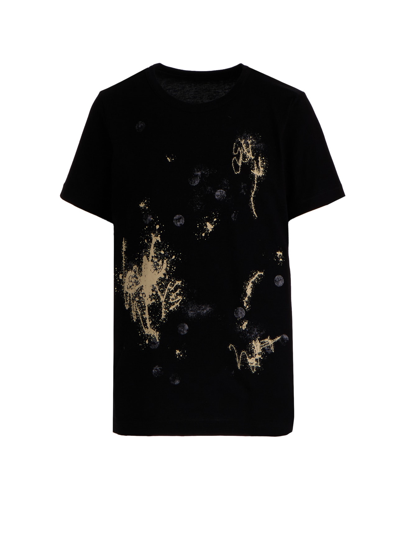 COTTON JERSEY Y'S LOGO PRINT SHORT SLEEVE T-SHIRT