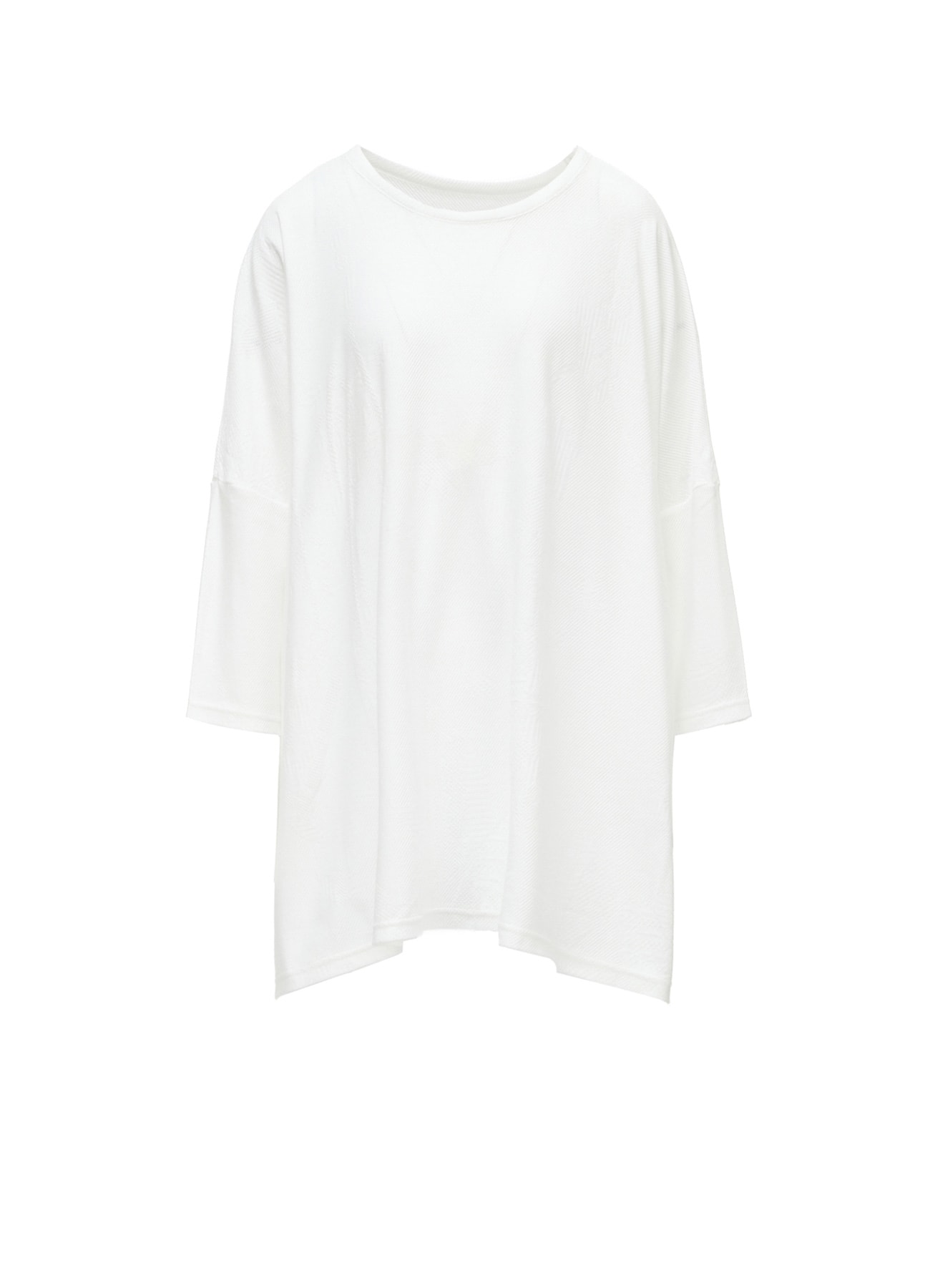COTTON JACQUARD HALF SLEEVE T-SHIRT
