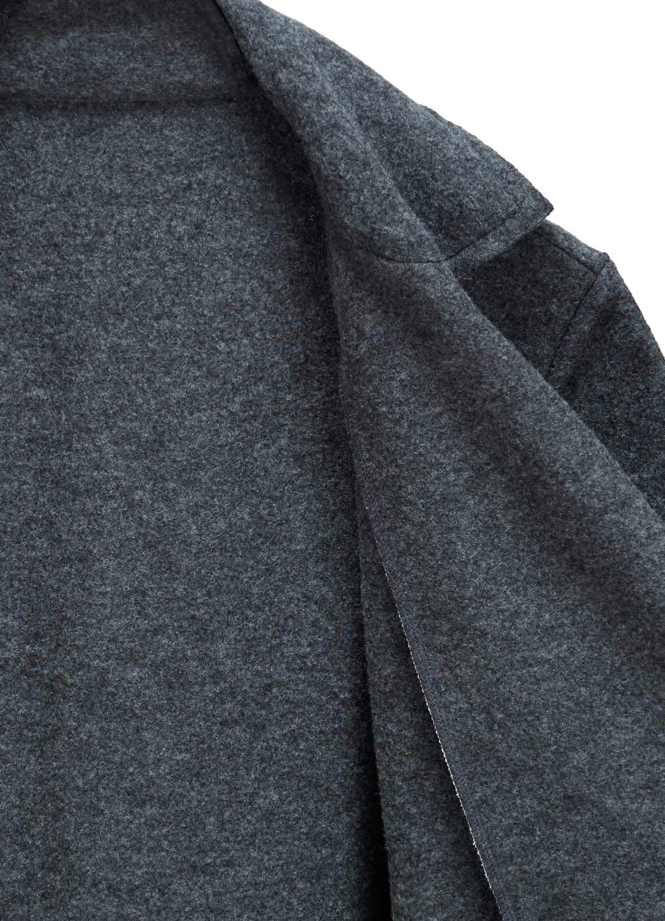 COMPRESSED PILE OVERSIZE  MOTO JACKET
