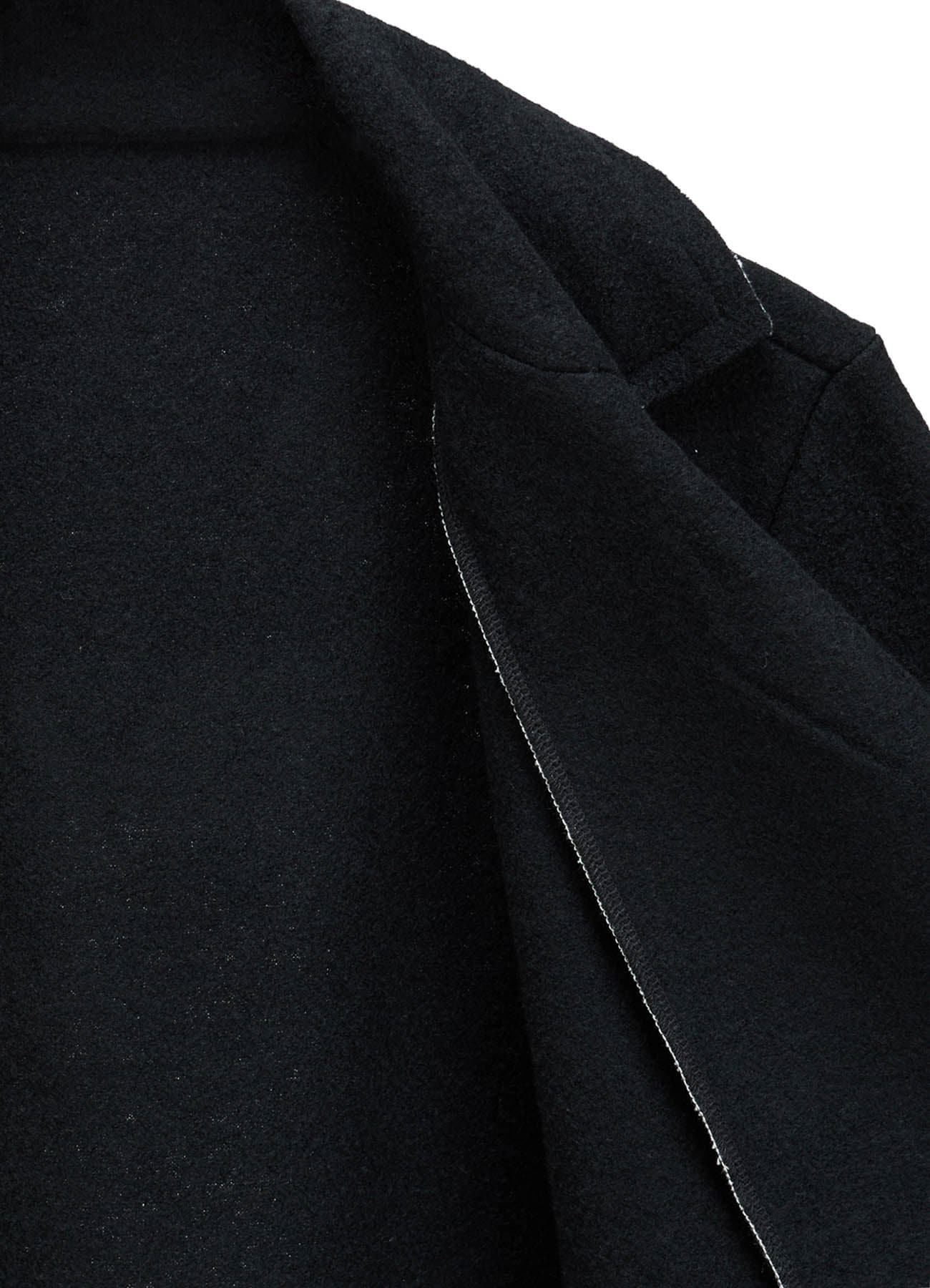 COMPRESSED PILE OVERSIZE  MOTO JACKET