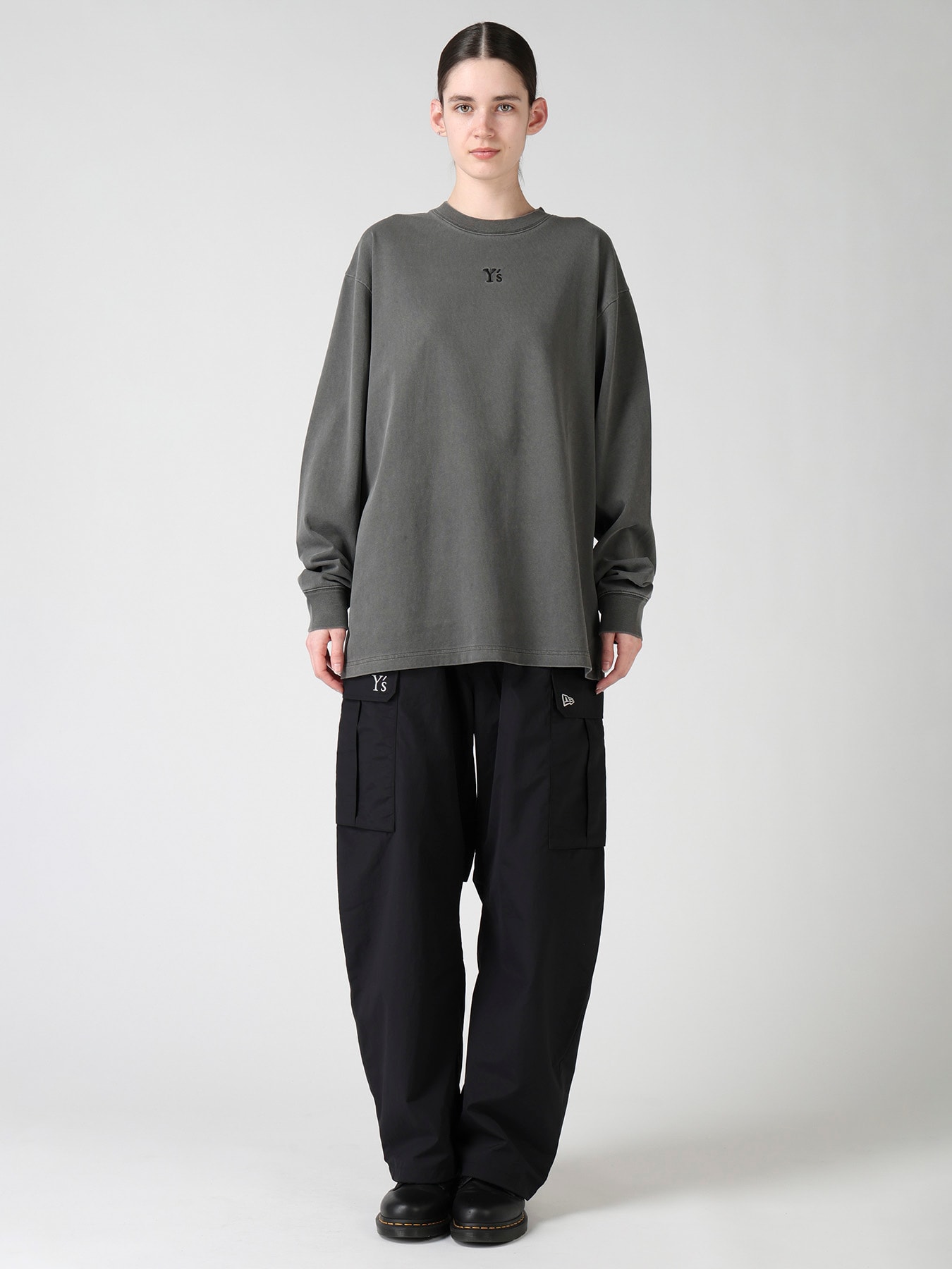 Y's × New Era L/S COTTON TEE