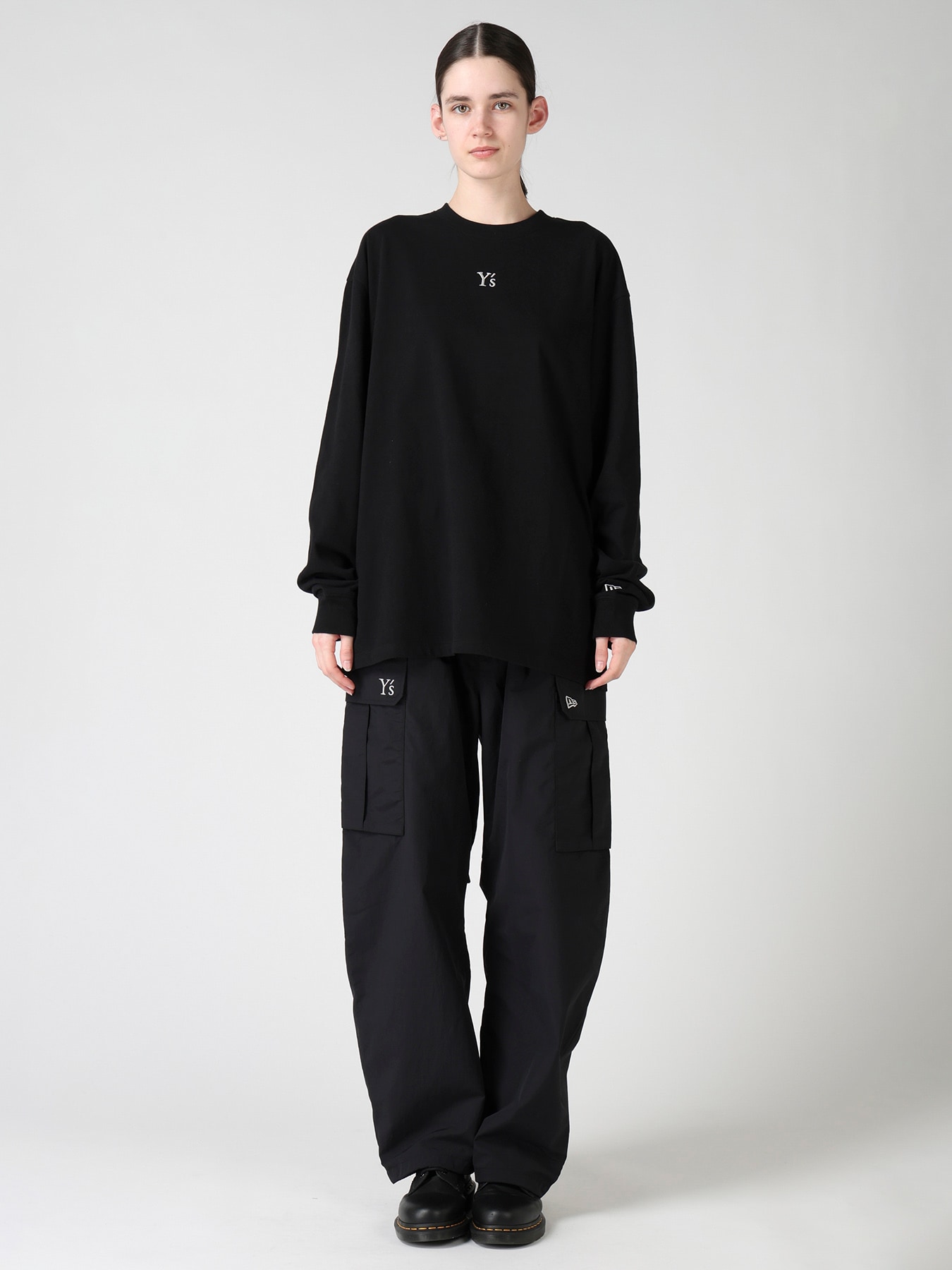 Y's × New Era L/S COTTON TEE