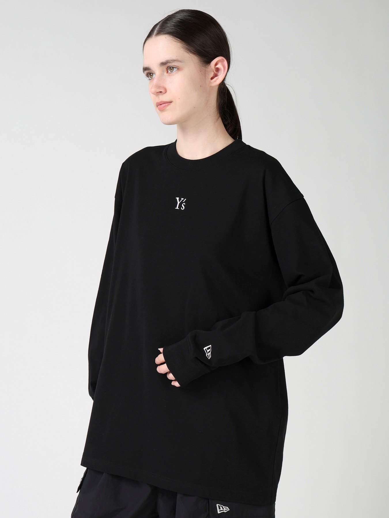 Y's × New Era L/S COTTON TEE