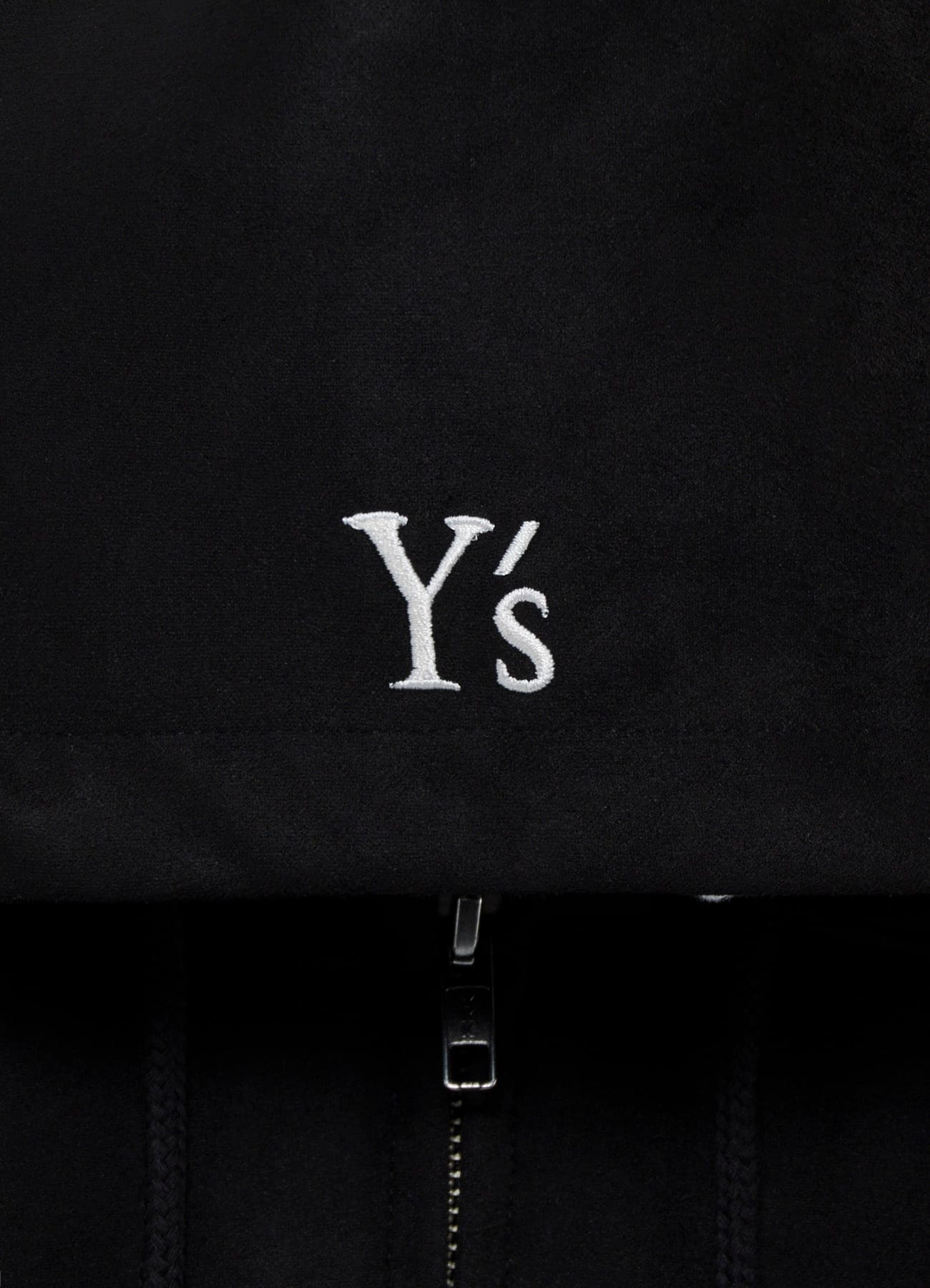 Y's × New Era SUEDE ZIP UP HOODIE