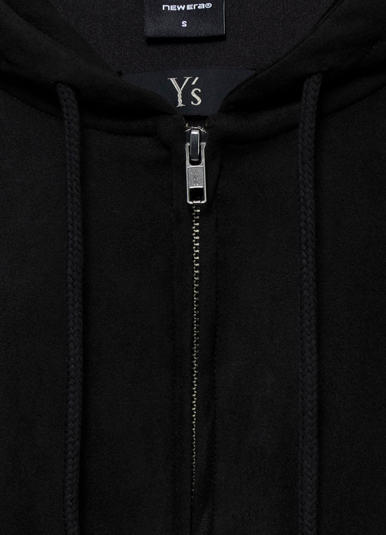 Y's × New Era SUEDE ZIP UP HOODIE