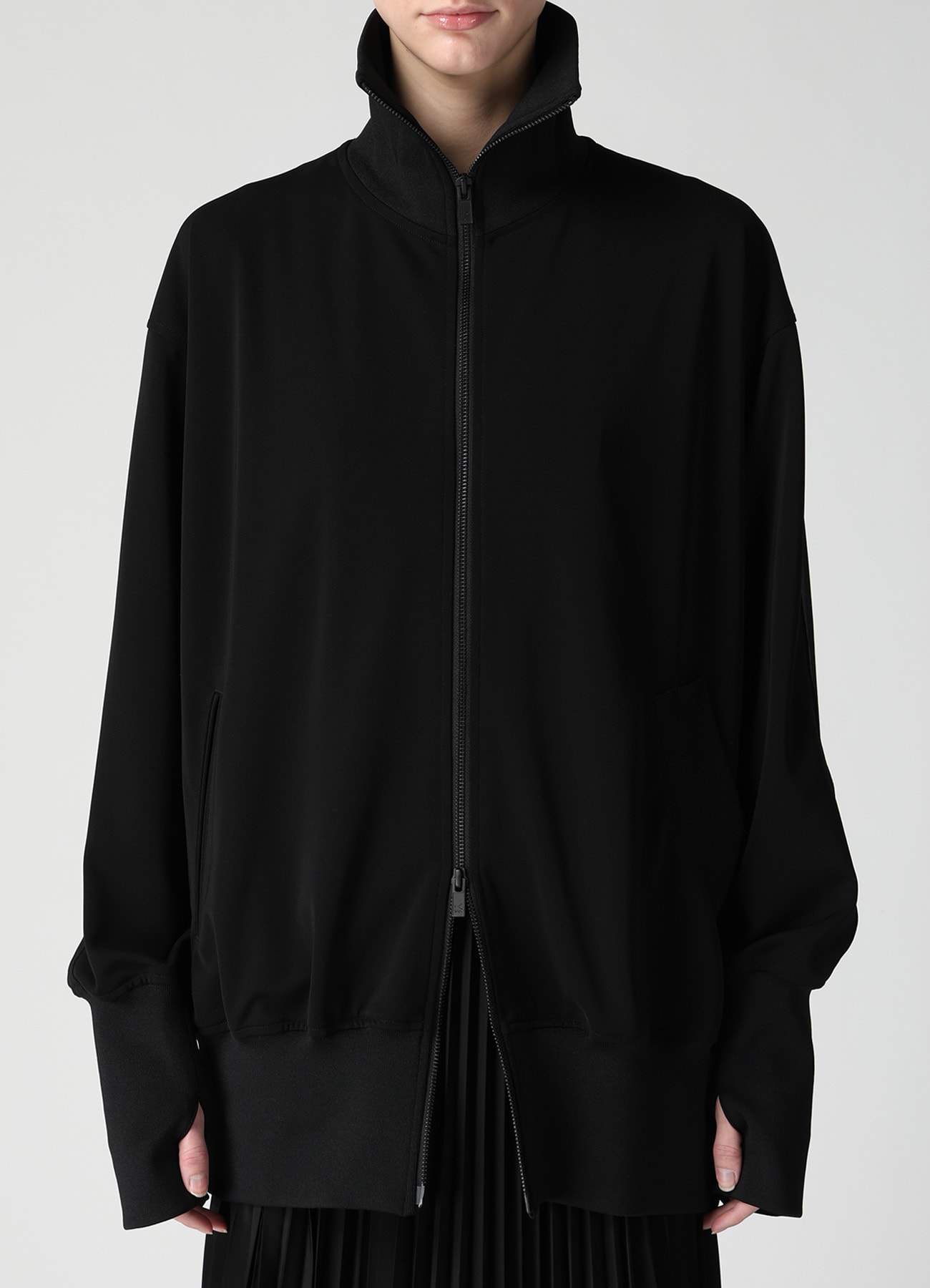 TA/PE STRETCH JERSEY TRACK JACKET