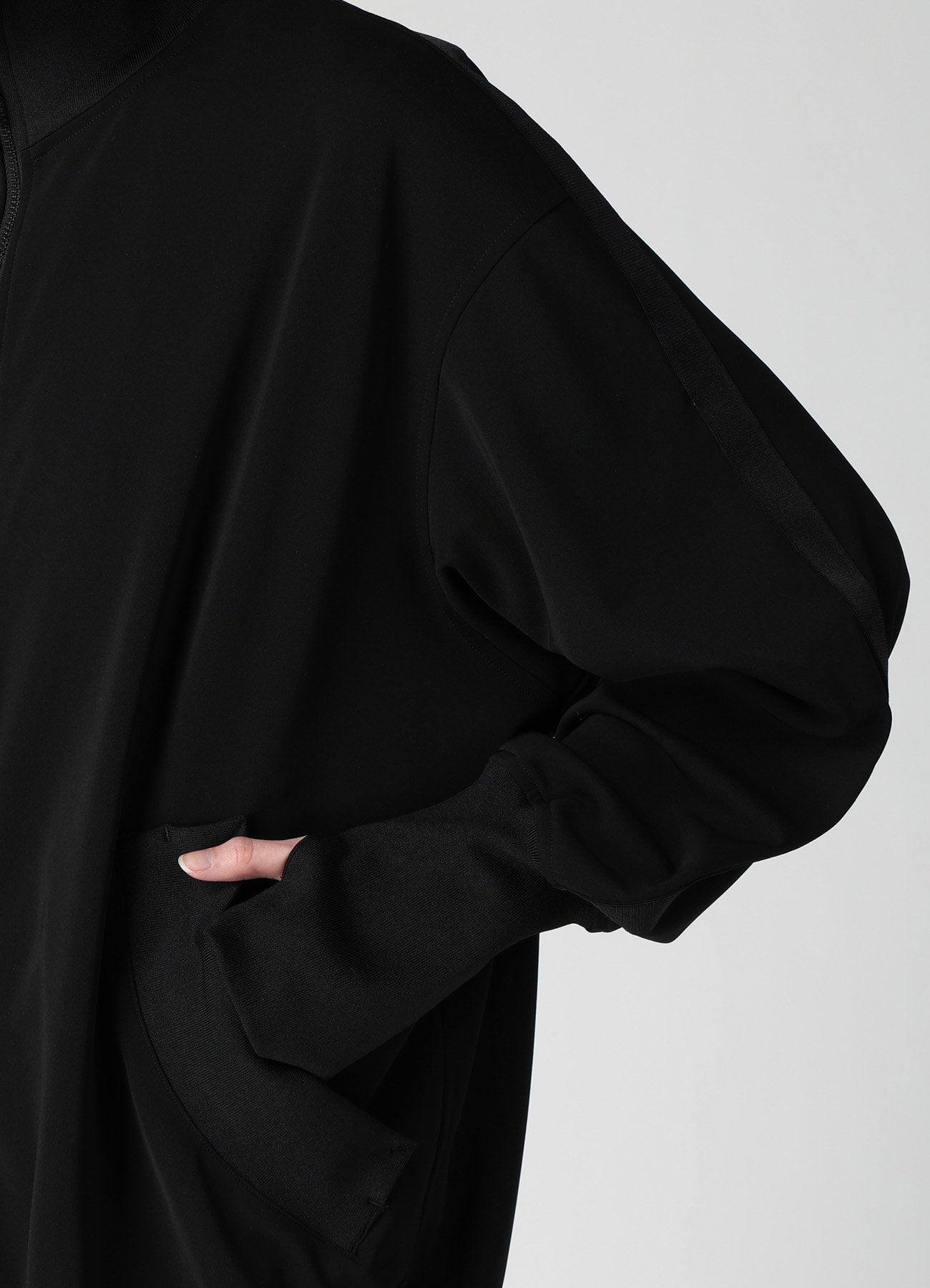 TA/PE STRETCH JERSEY TRACK JACKET