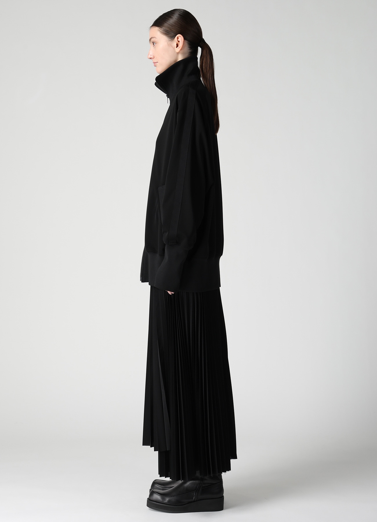 TA/PE STRETCH JERSEY TRACK JACKET