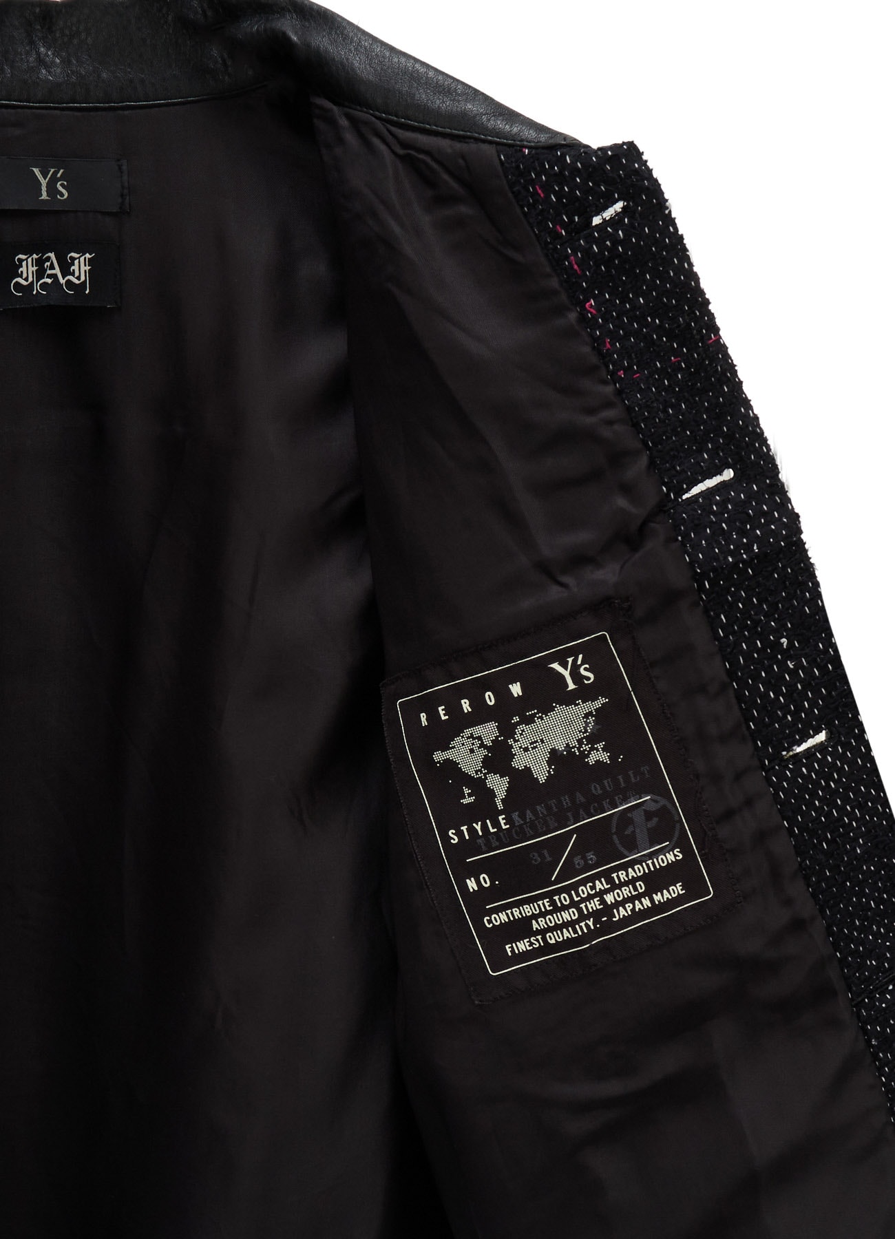 Y's × FAF KHANTA QUILT BLOUSON