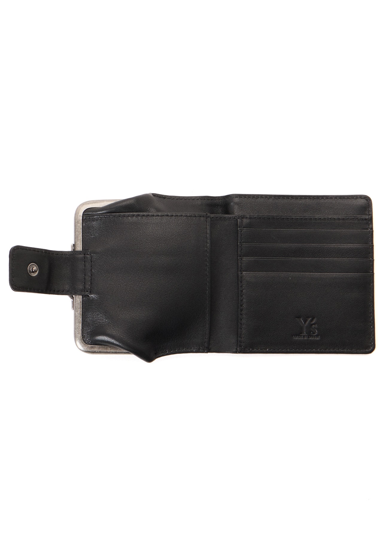 SOFT LEATHER METAL CLASP SMALL WALLET