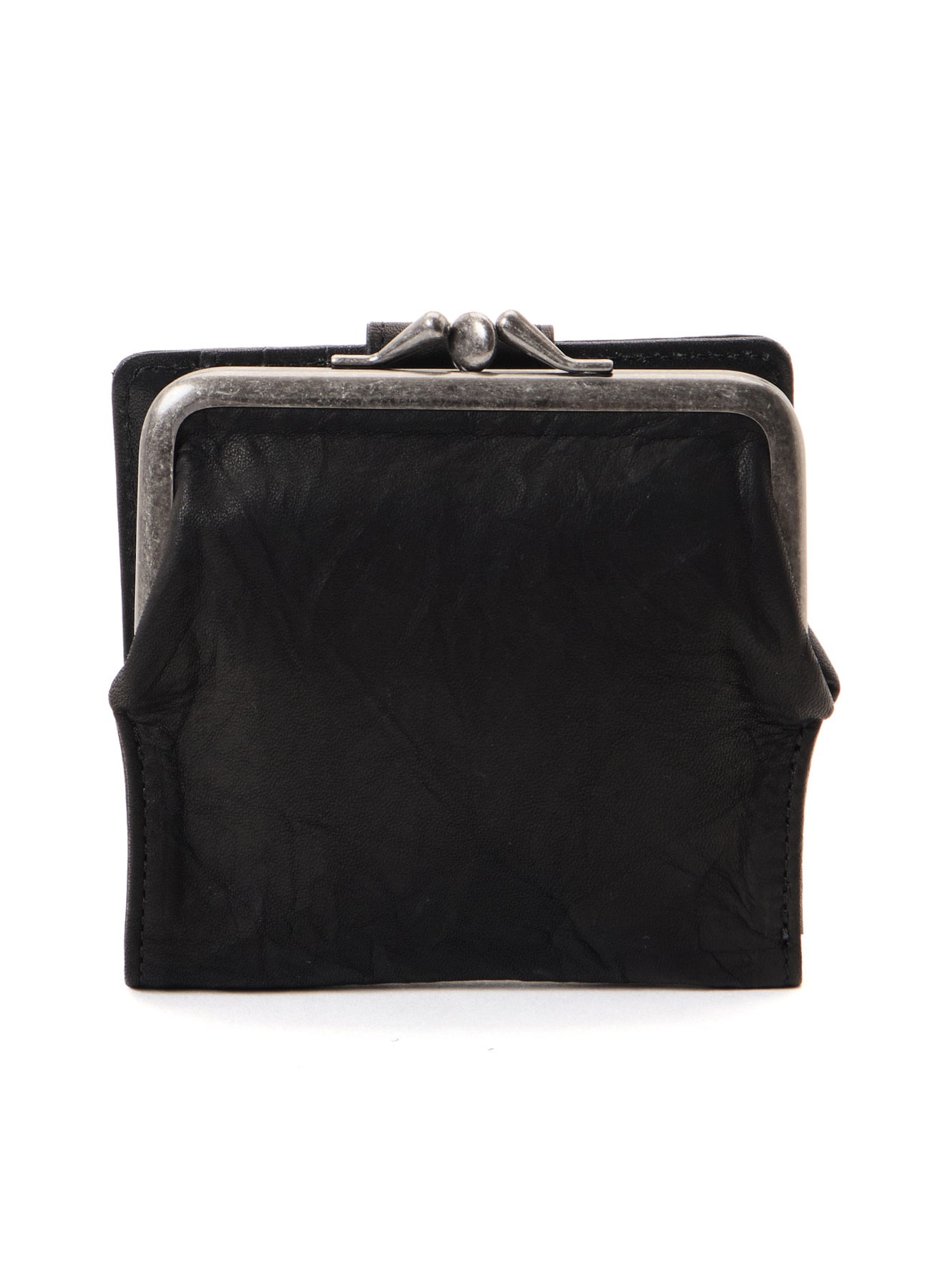SOFT LEATHER METAL CLASP SMALL WALLET