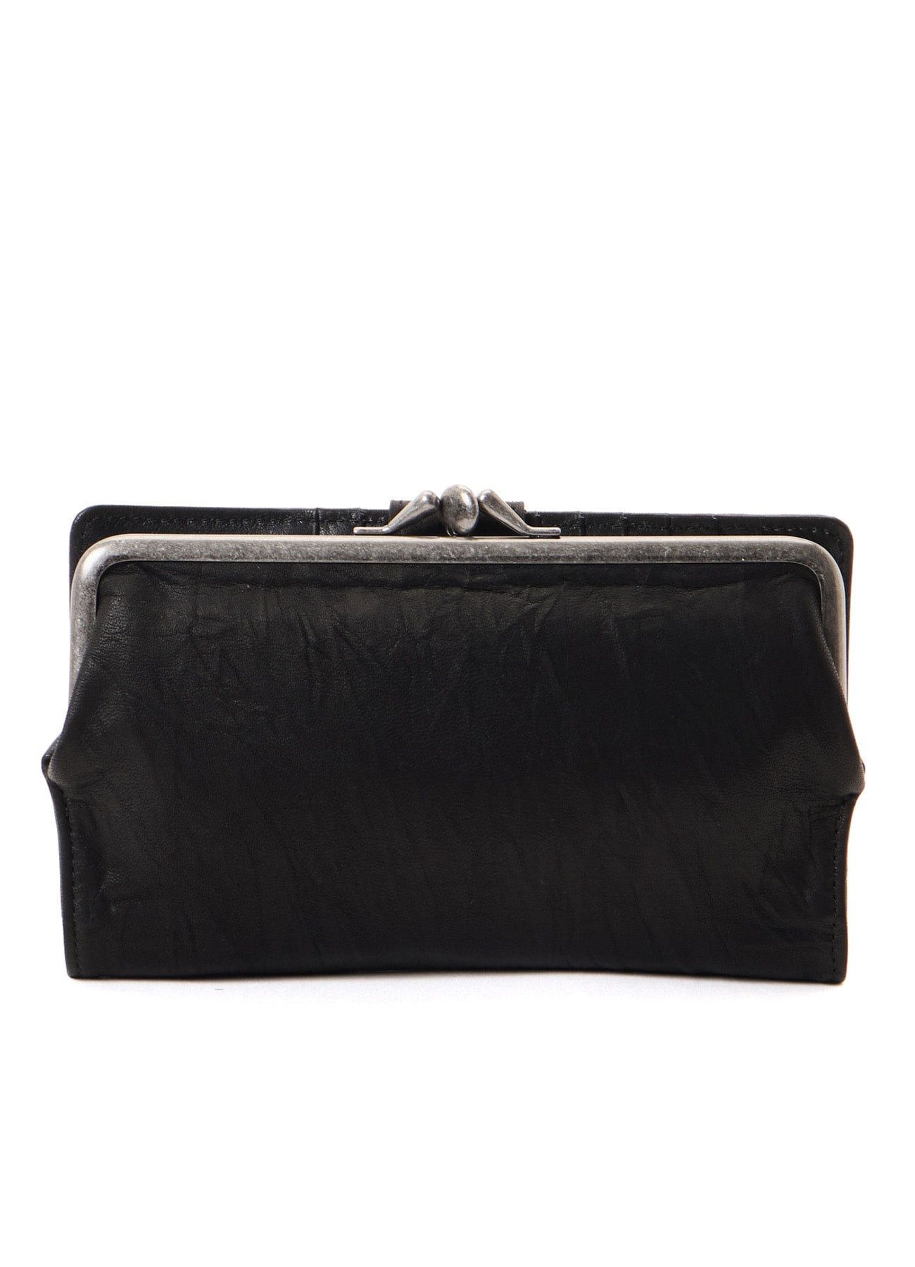 SOFT LEATHER METAL CLASP LONG WALLET