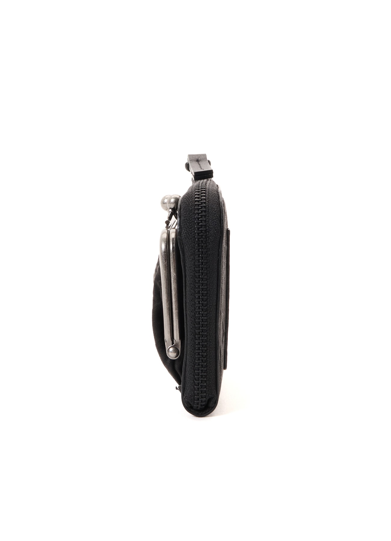 SOFT LEATHER L-SHAPE METAL CLASP WALLET