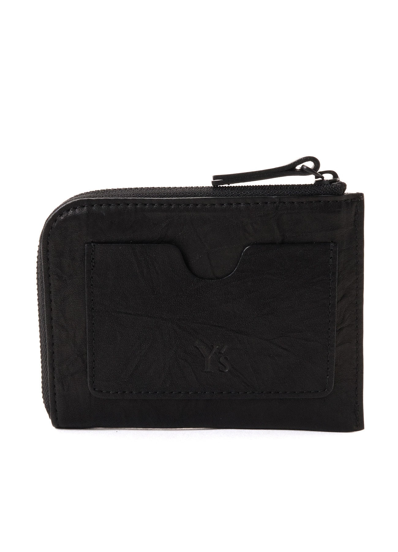 SOFT LEATHER L-SHAPE METAL CLASP WALLET