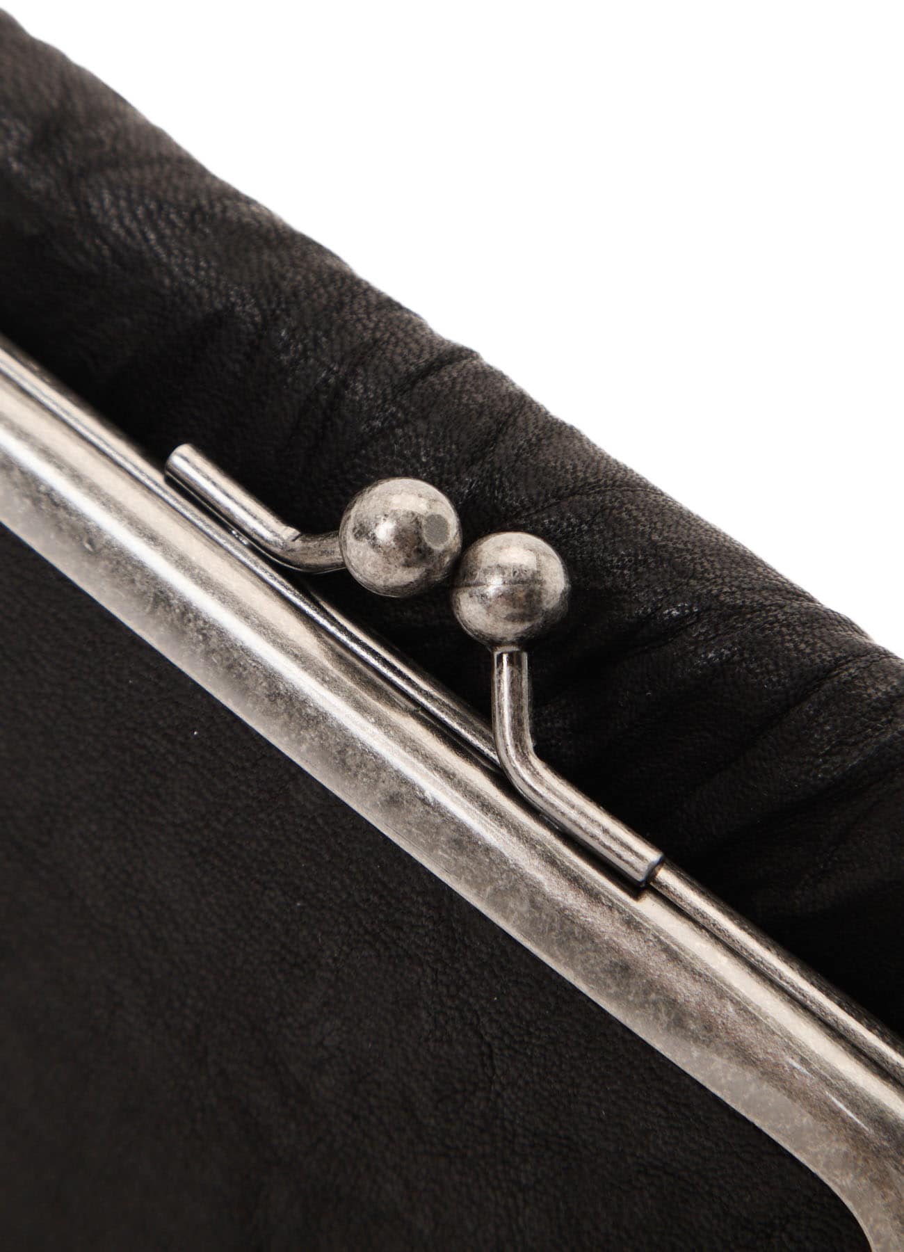 SOFT LEATHER MNI FOLDED METAL CLASP WALLET