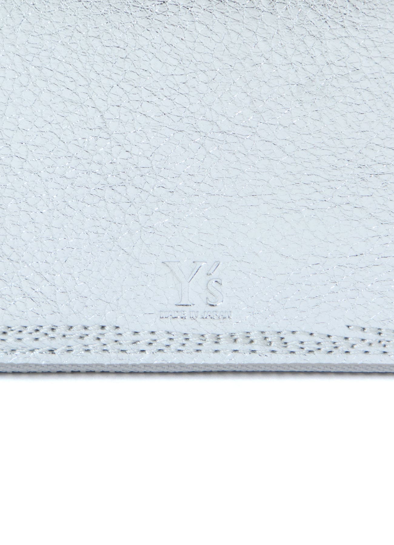 SEMI MATTE LEATHER RANDOM STITCH KEY CASE