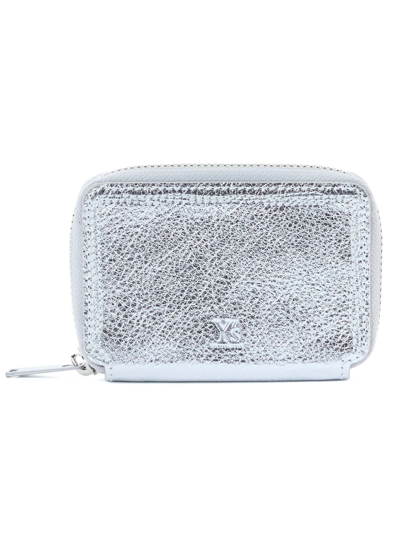 SEMI MATTE LEATHER RANDOM STITCH MINI WALLET